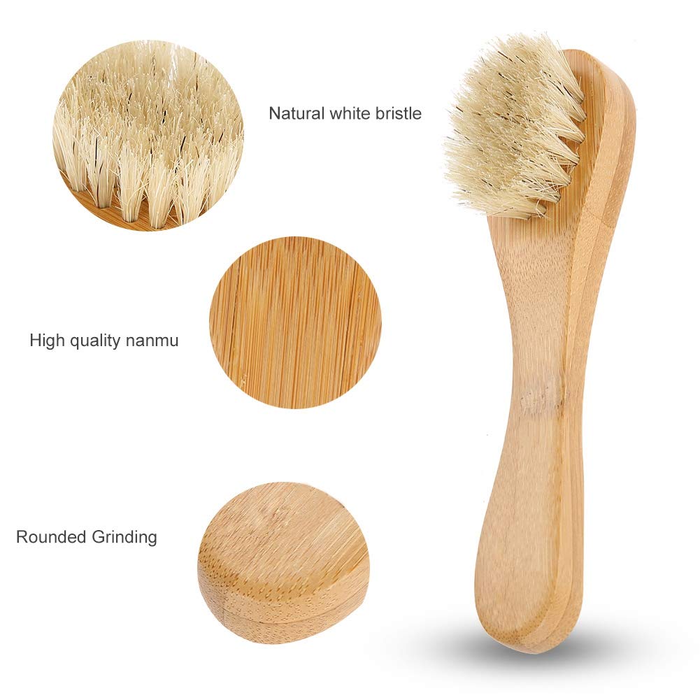 Kuuleyn Spazzola Viso in Legno Esfoliante 145 mm