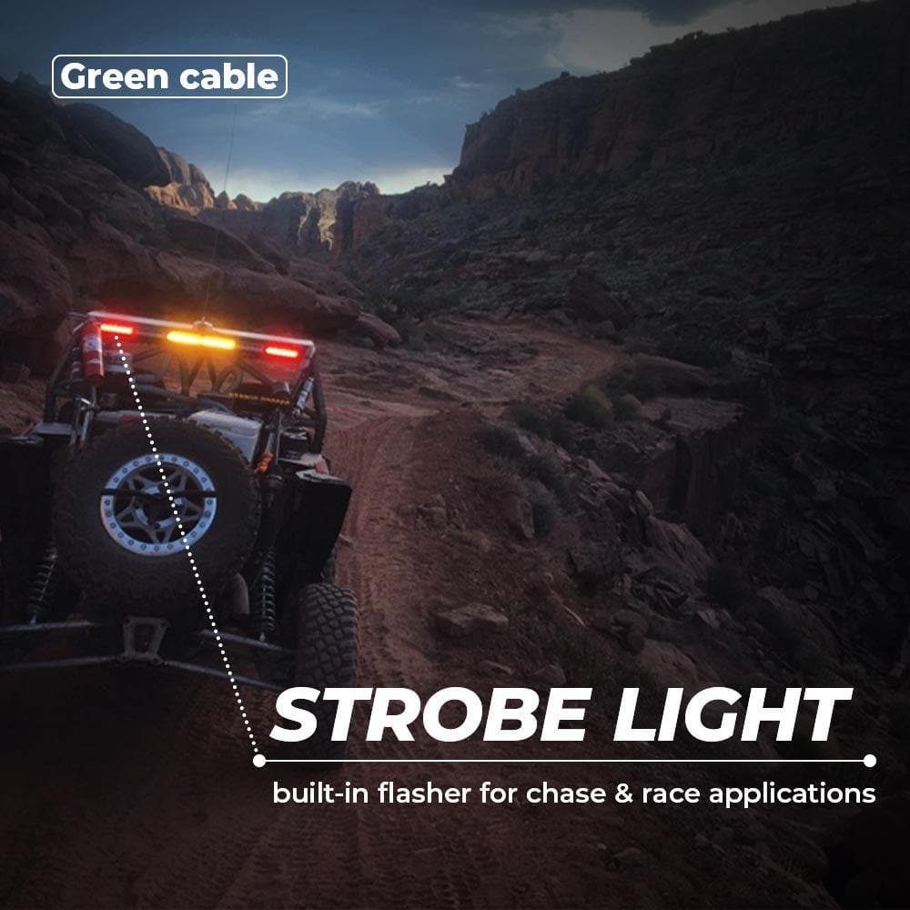 KEMIMOTO Chase luce posteriore roll-bar UTV 1 pezzo LED