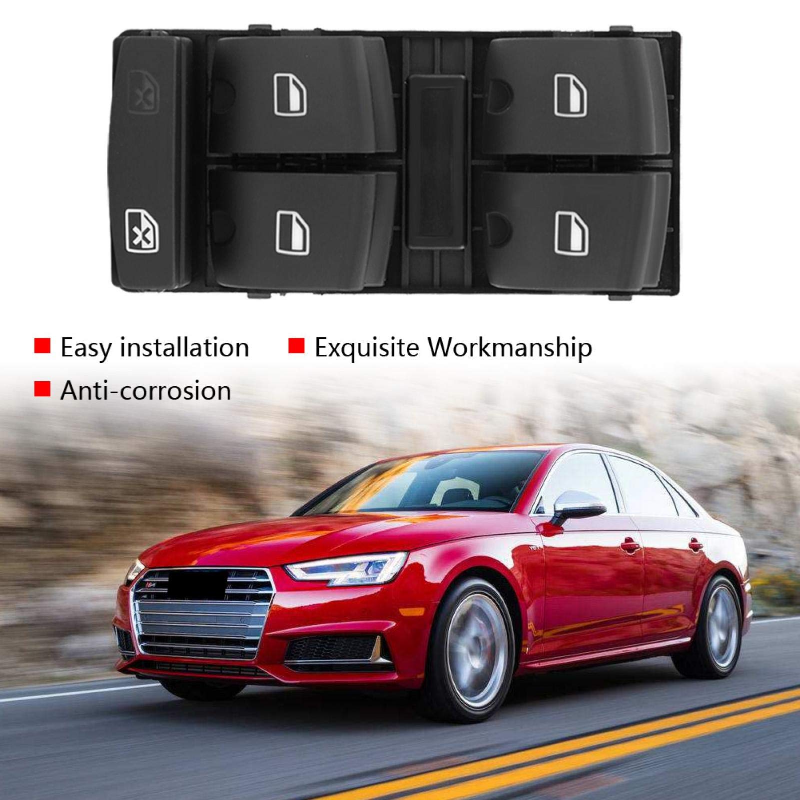 Kuuleyn 4F0959851F interruttore alzacristalli elettrico Audi
