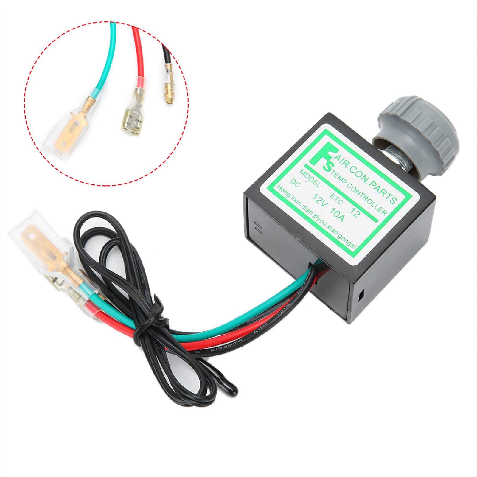 Kuuleyn 12V Termostato Condizionatore Auto 10A ABS 1pz