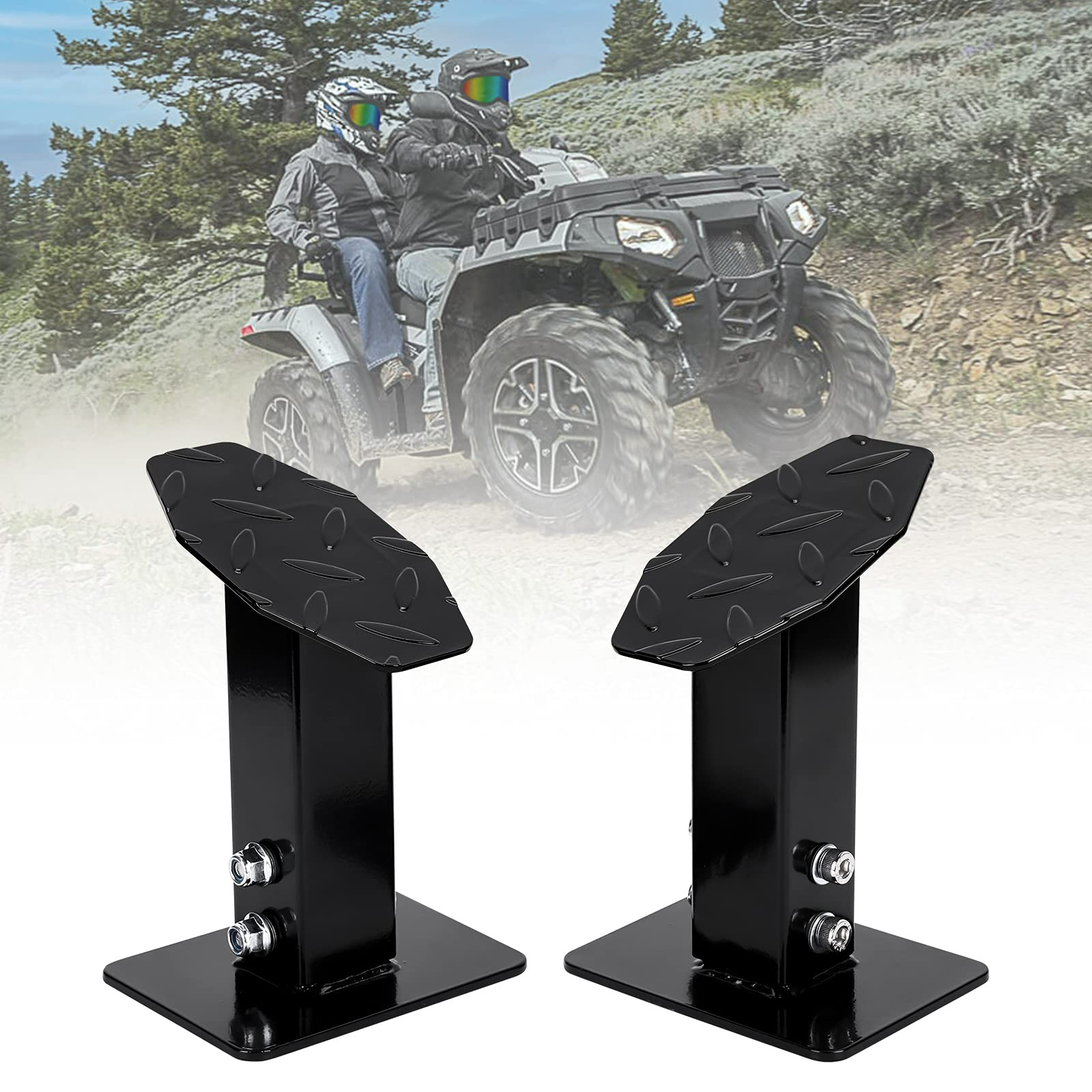 KEMIMOTO ATV poggiapiedi passeggero acciaio regolabili