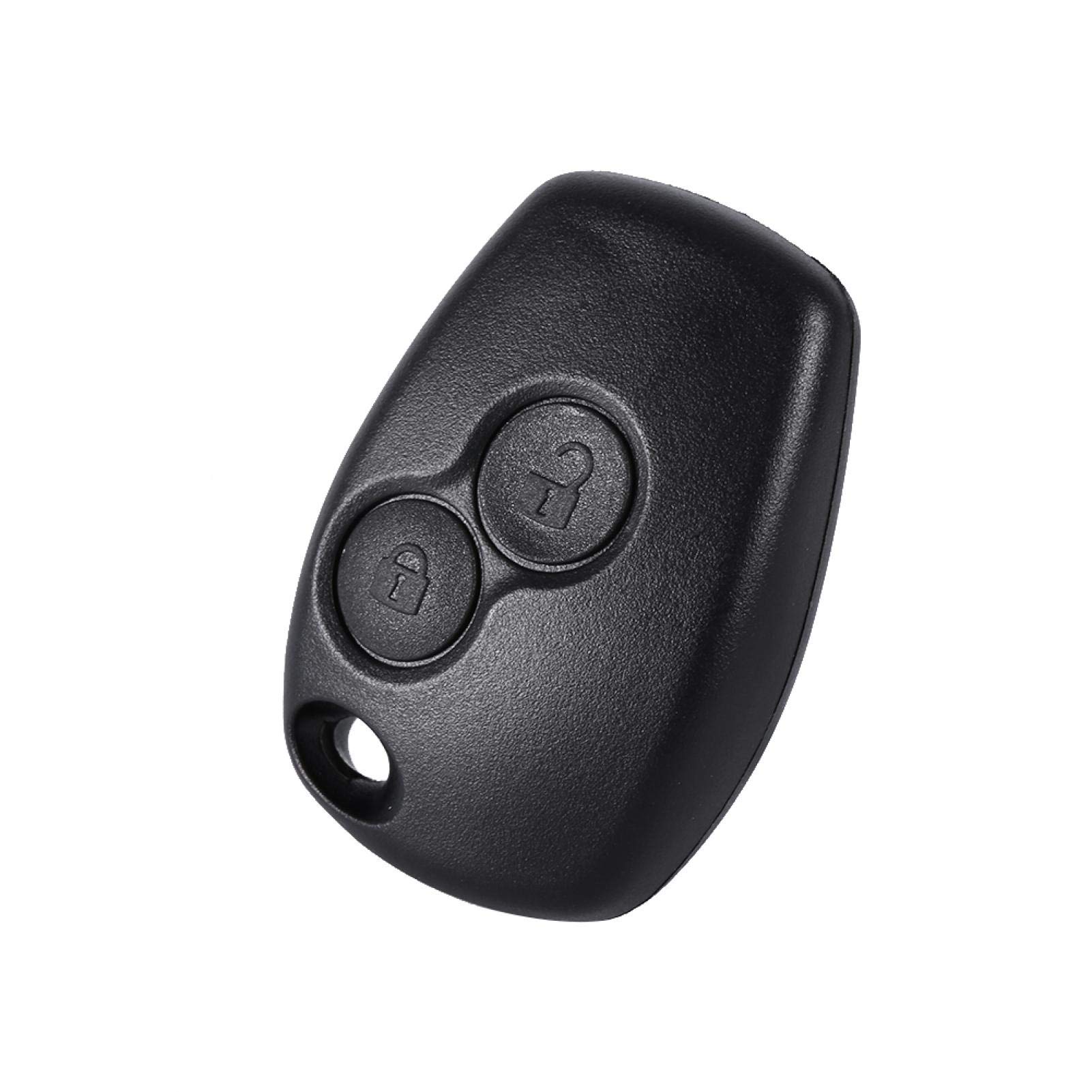 Kuuleyn guscio chiave auto 2 pulsanti Renault Kangoo Modus nero