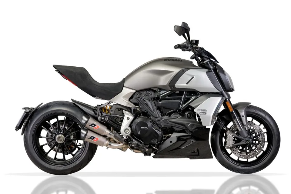 QD Exhaust Ducati Diavel 1260 Scarico Semi-Completo Euro4
