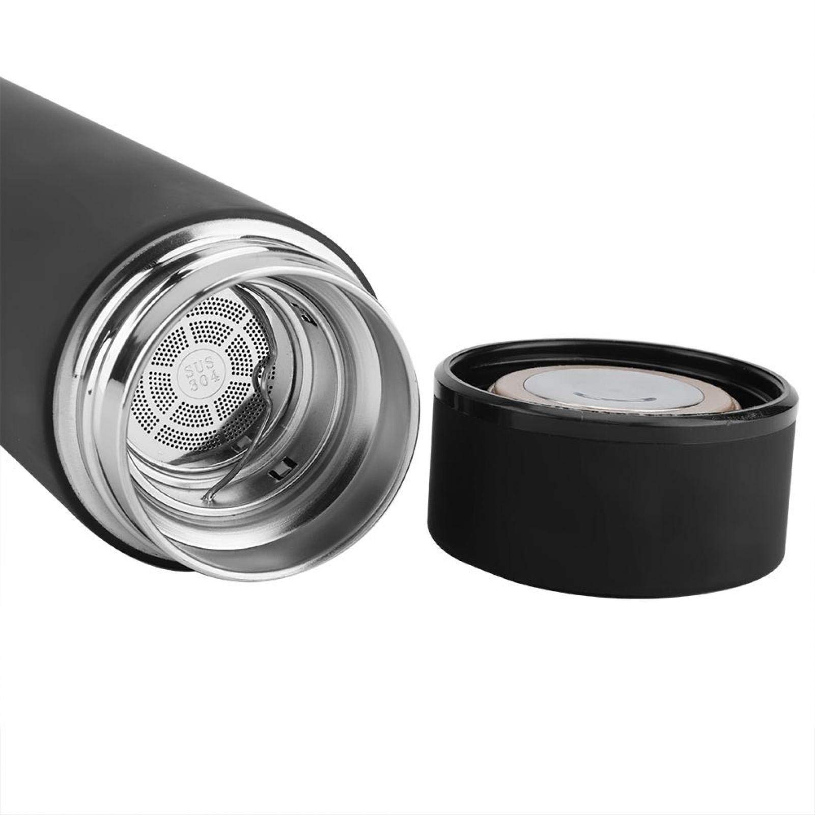 Kuuleyn bottiglia termica 500 ml nero acciaio inox