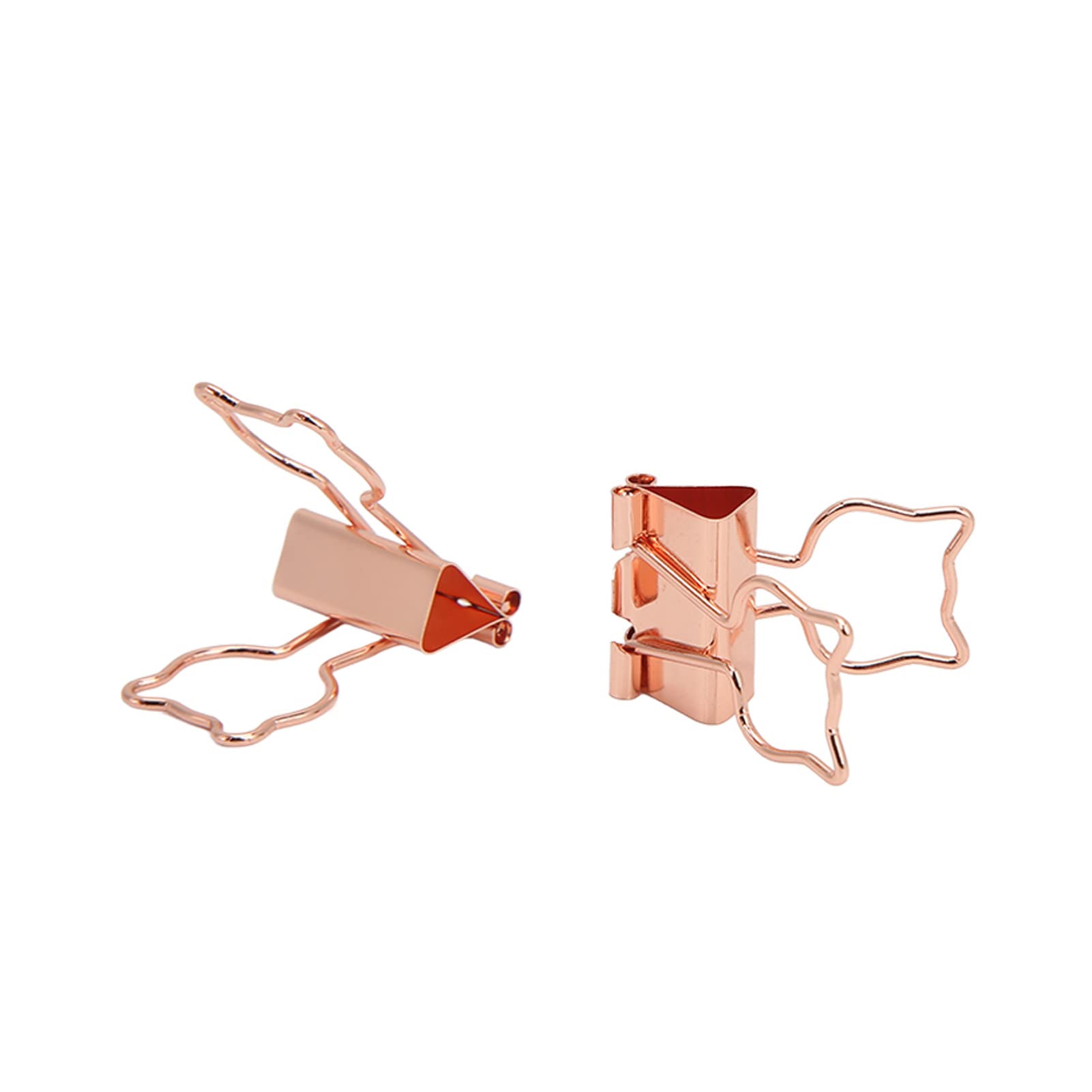 AOWINHIT Clip Raccoglitori Orsetto Ferro 20 Pezzi con Scatola