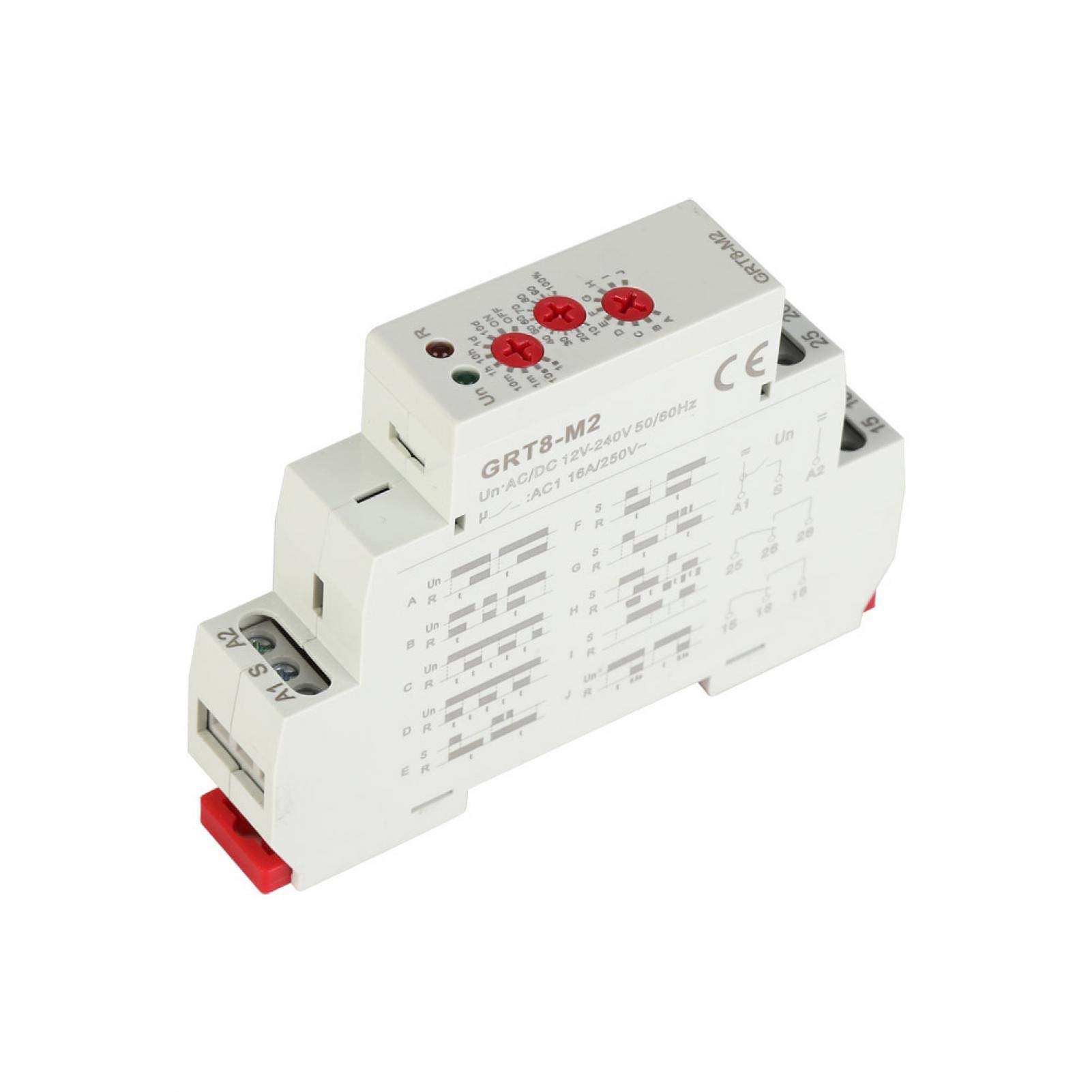 Kuuleyn GRT8-M2 relè temporizzato 12-240V 10 funzioni