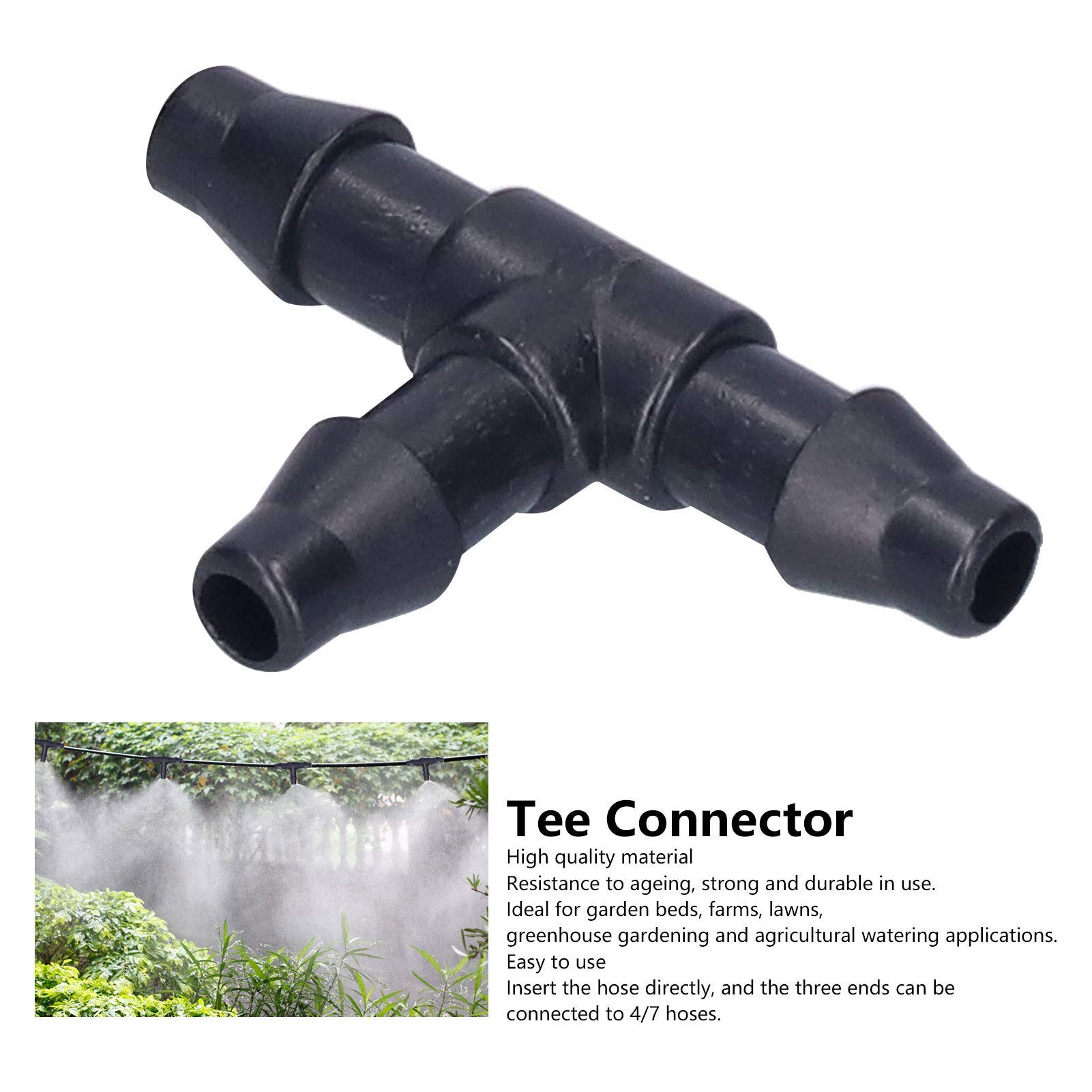 Kuuleyn Raccordo a T Irrigazione 4/7 Tubo 100 Pezzi