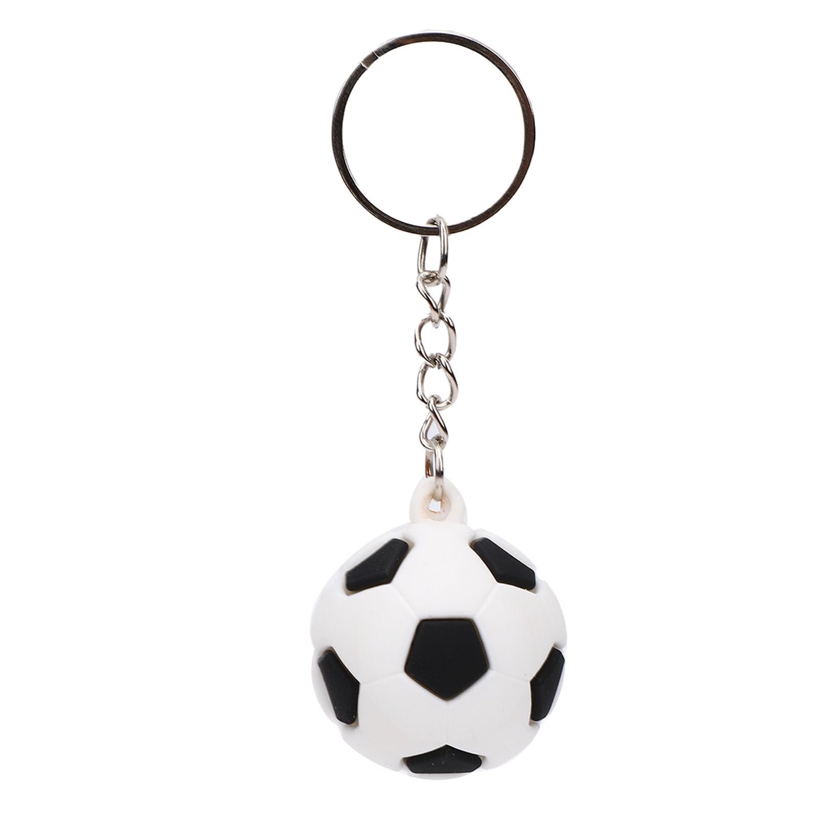 AOWINHIT Portachiavi pallone calcio 3,3 cm PVC