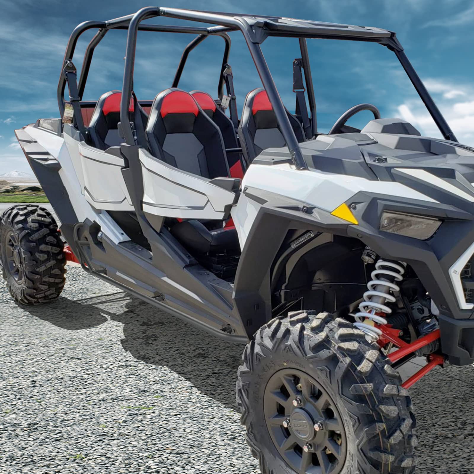 KEMIMOTO B0101-00501BK barre laterali acciaio Polaris RZR XP 4