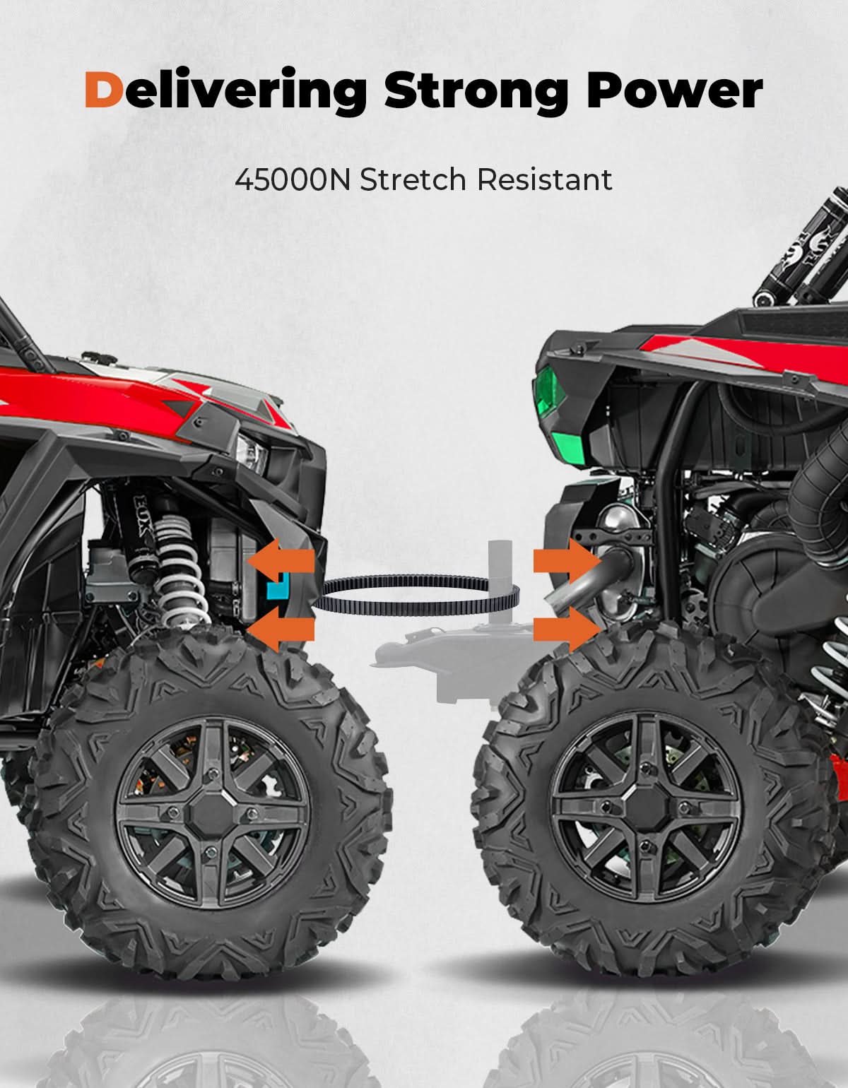 Kemimoto Cinghia Trasmissione Can-Am Maverick X3 Turbo rinforzata