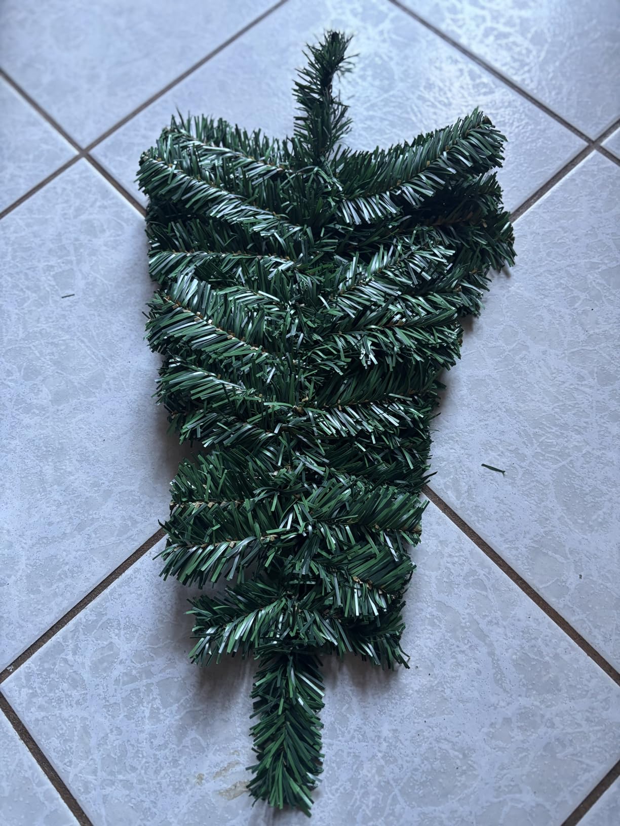 Hapivida Swag Natalizio 45 cm Verde 2 Pezzi PVC