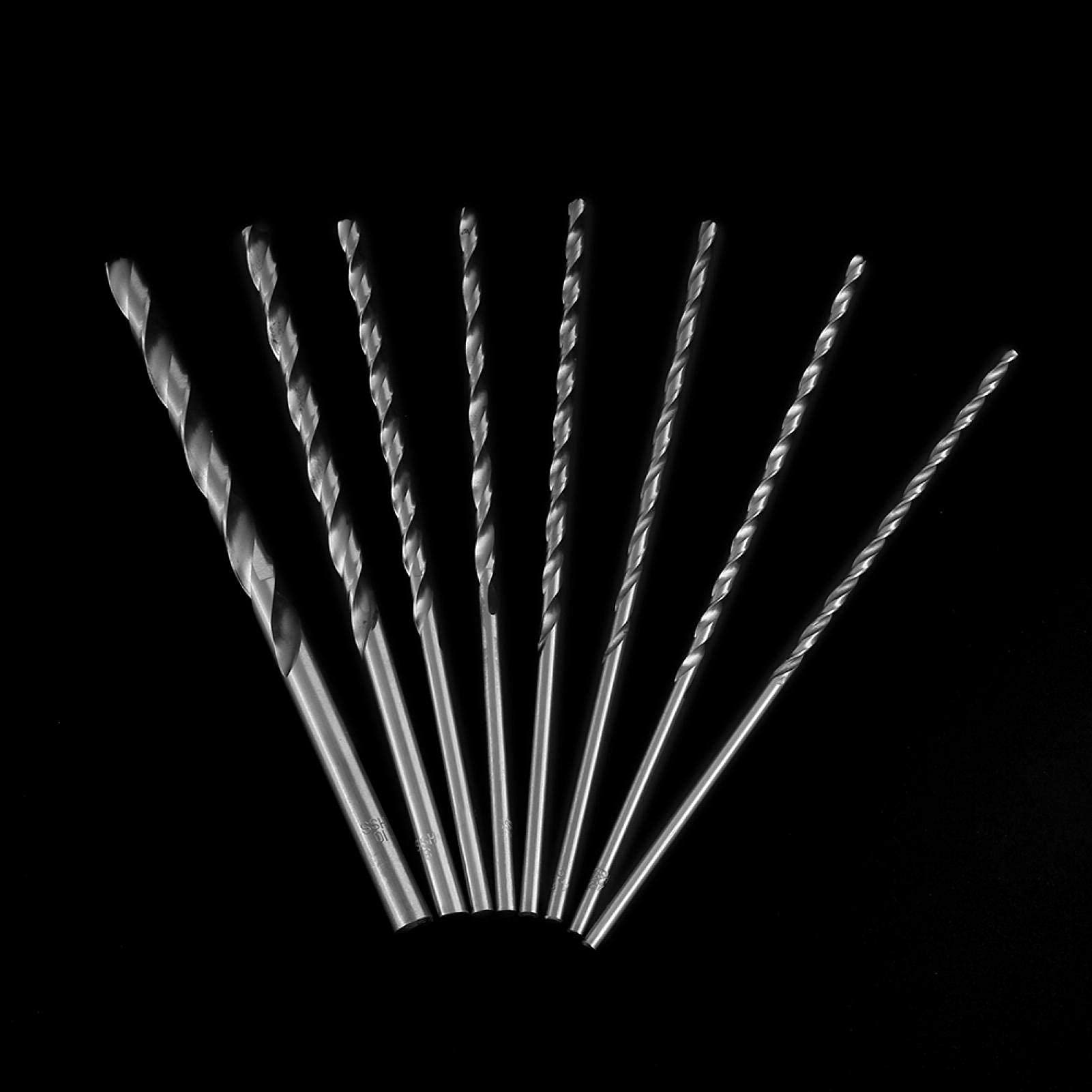 Kuuleyn set 8 punte elicoidali HSS 200 mm 4-10 mm legno