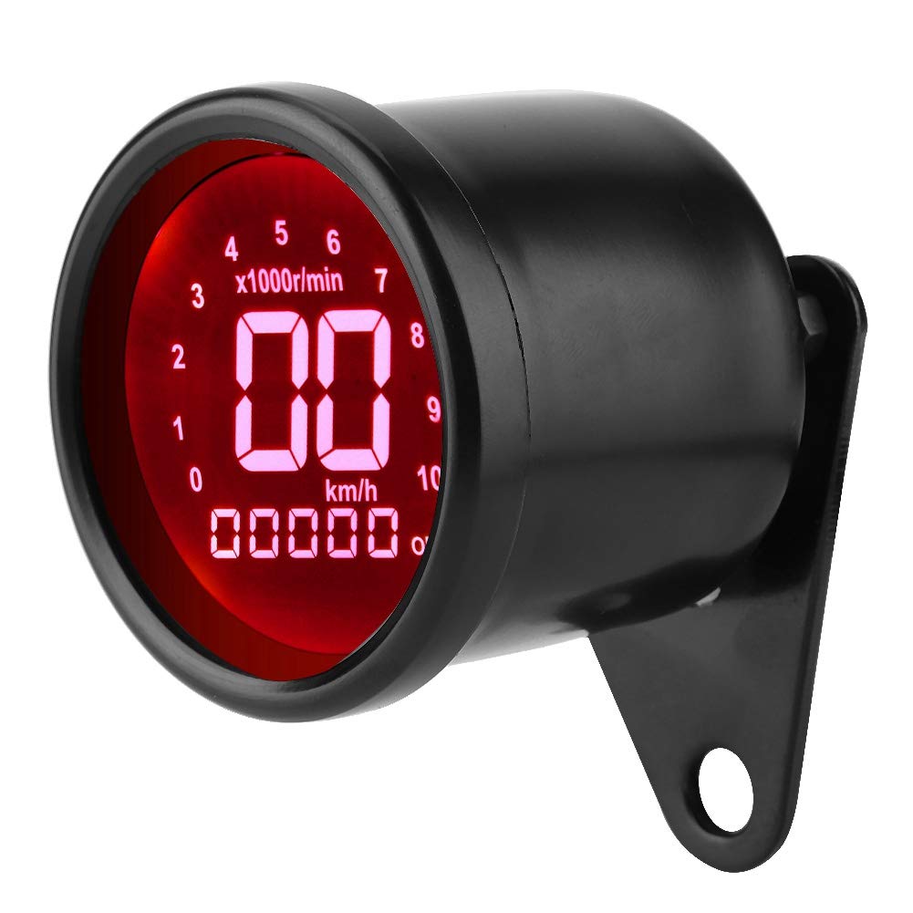 Kuuleyn Contagiri Moto LCD 12V Tachimetro Universale
