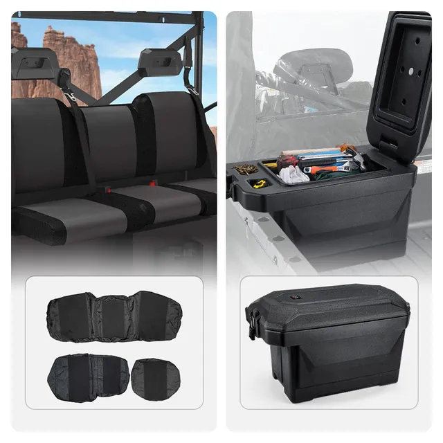 KEMIMOTO Ranger coprisedili più bauletto 45,3L