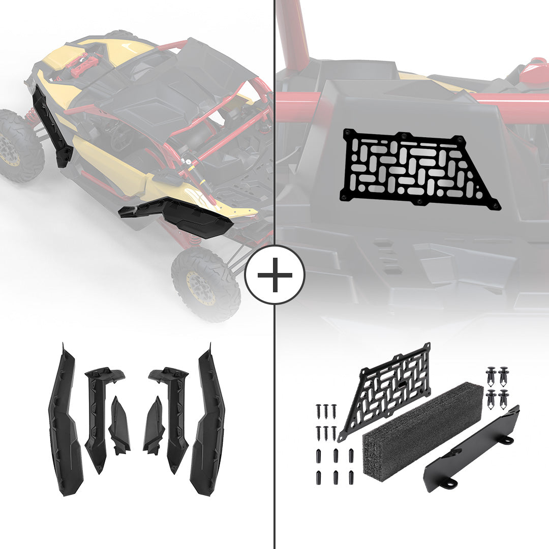 Kemimoto Maverick X3 parafanghi + kit insonorizzazione set