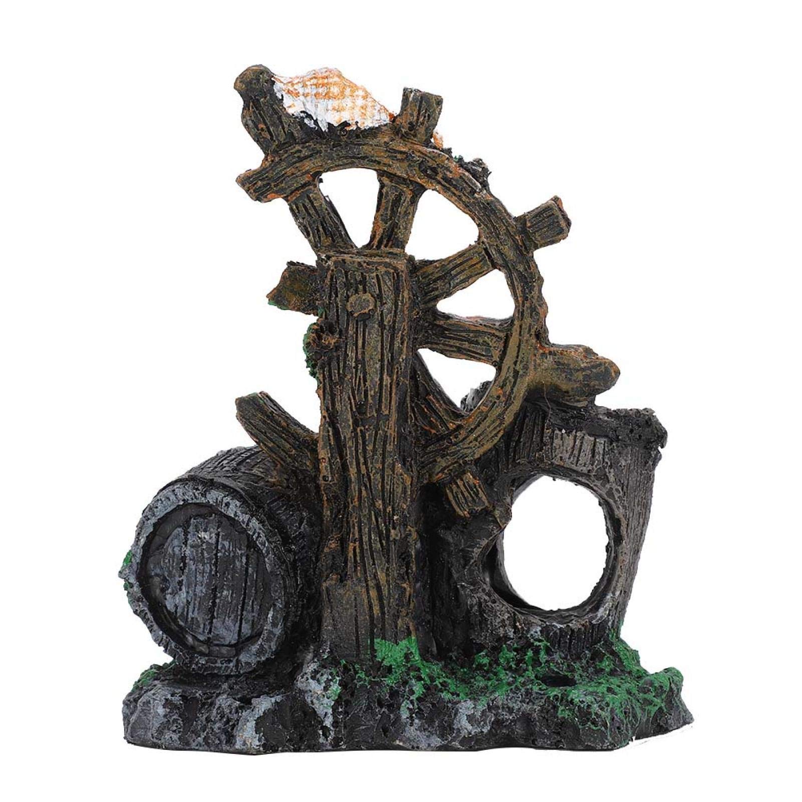 Kuuleyn Botte Vino Decorazione Acquario Resina Nascondiglio