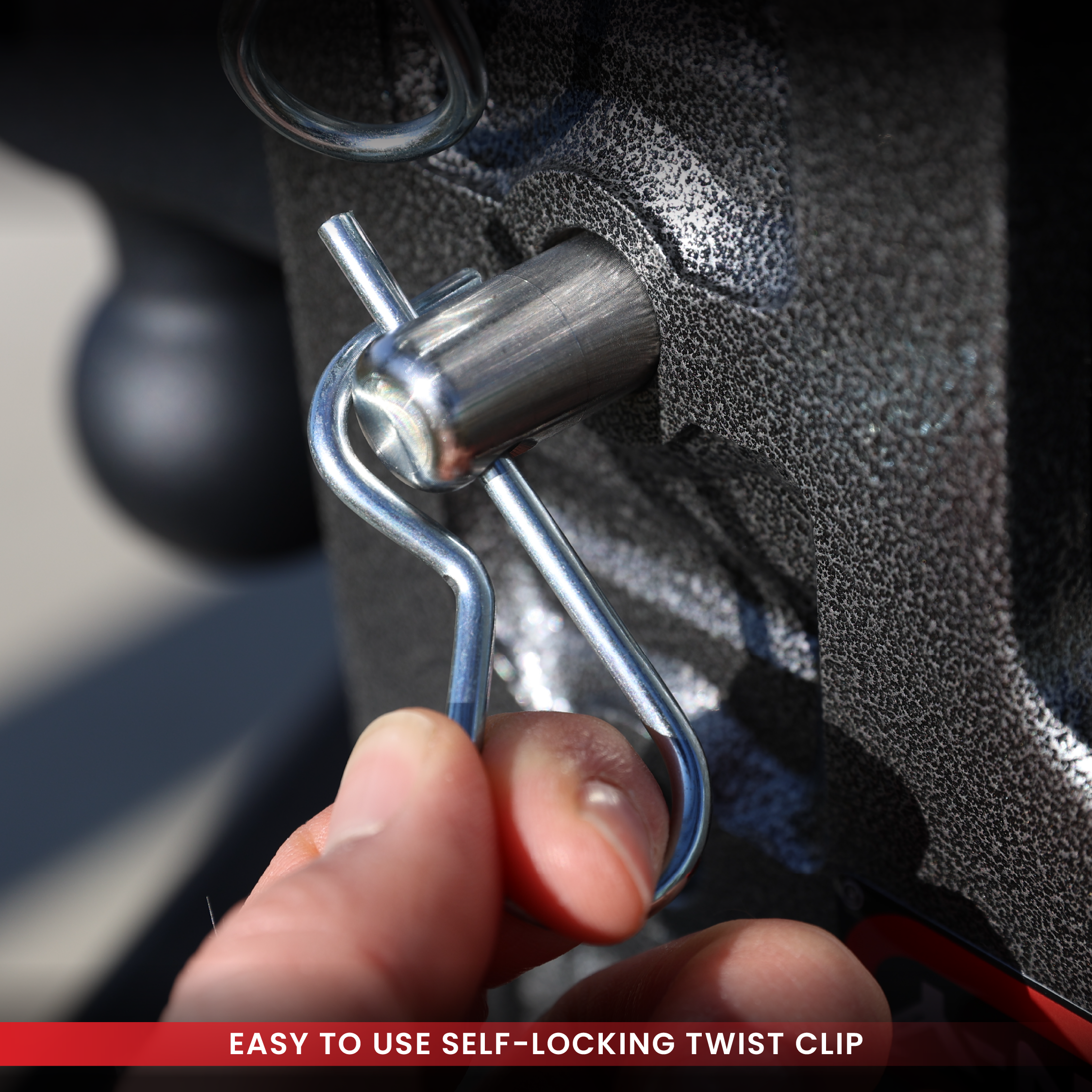 GEN-Y Hitch Replacement Hitch Pin Acciaio Inox Twist Clip