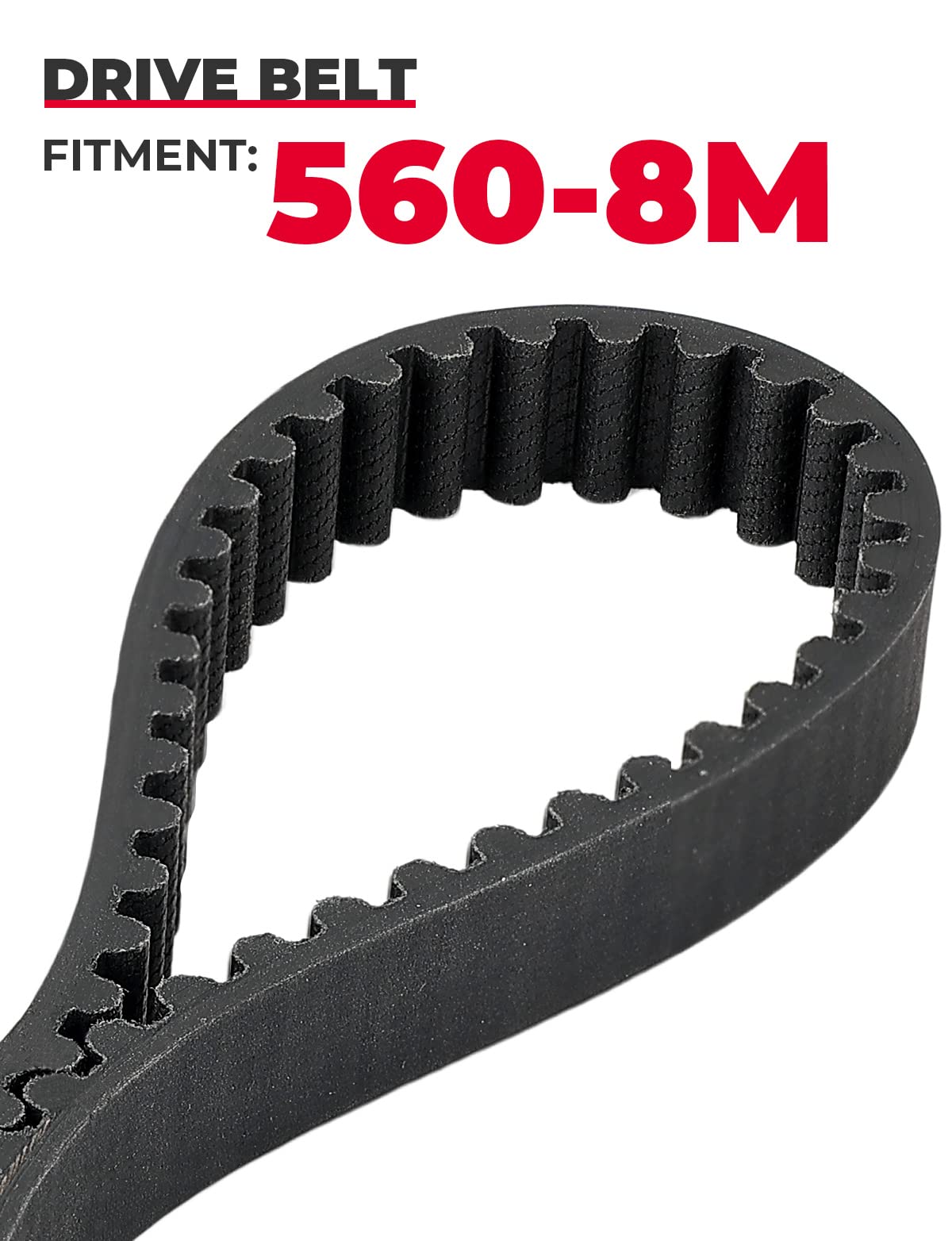 KEMIMOTO Light Bee 560-8M cinghia trasmissione gomma