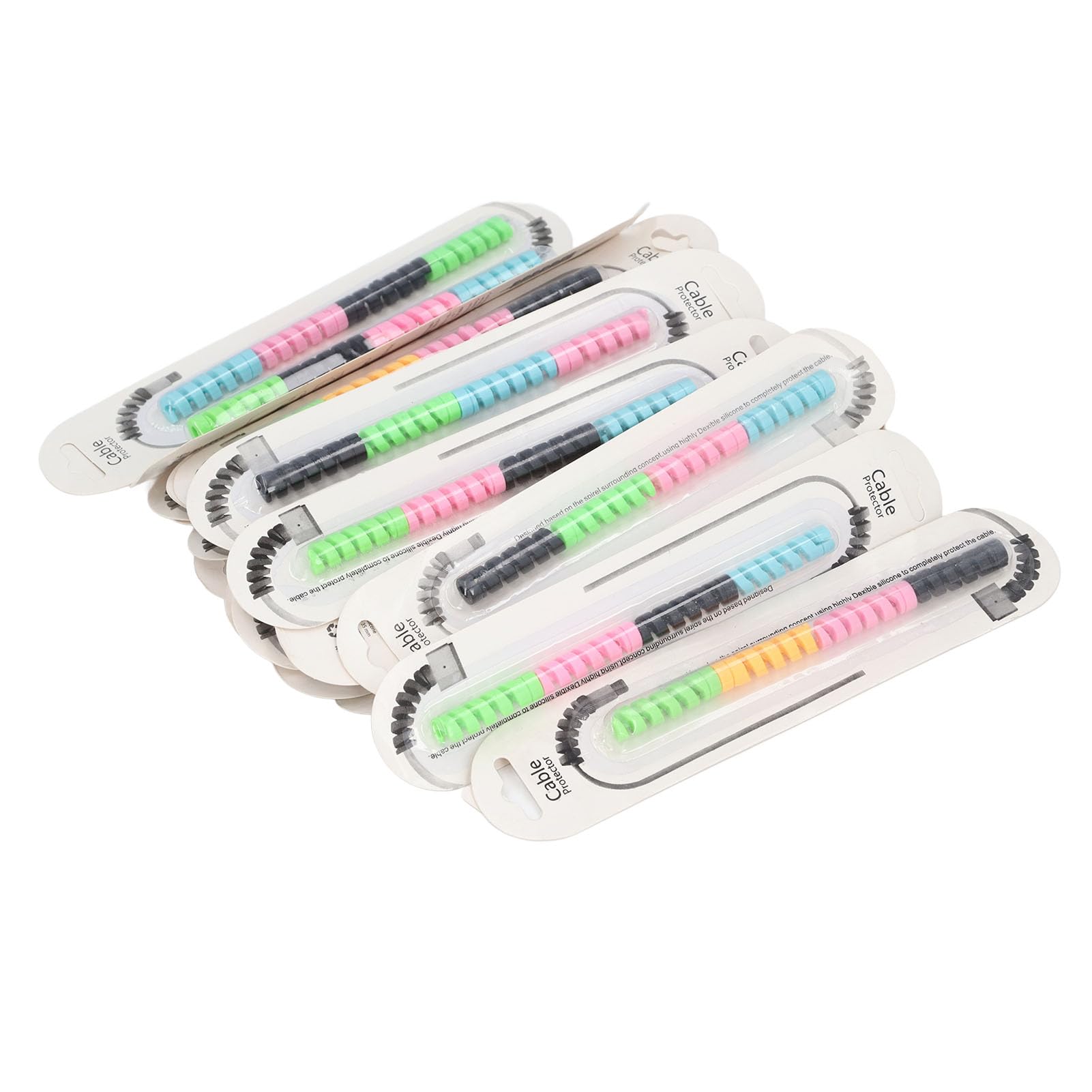 AOWINHIT Protezioni Cavi Silicone Spirale 20 Pezzi