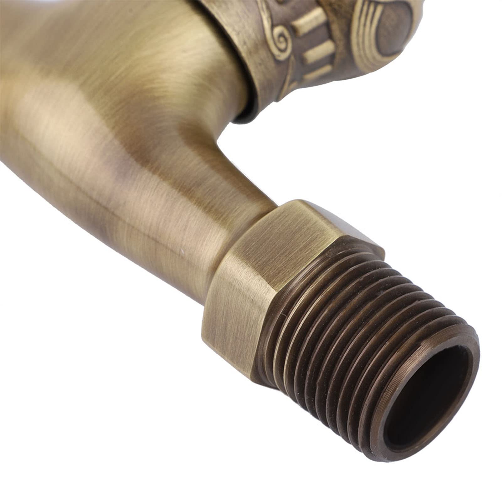 Hapivida rubinetto ottone anticato G1/2 acqua fredda vintage