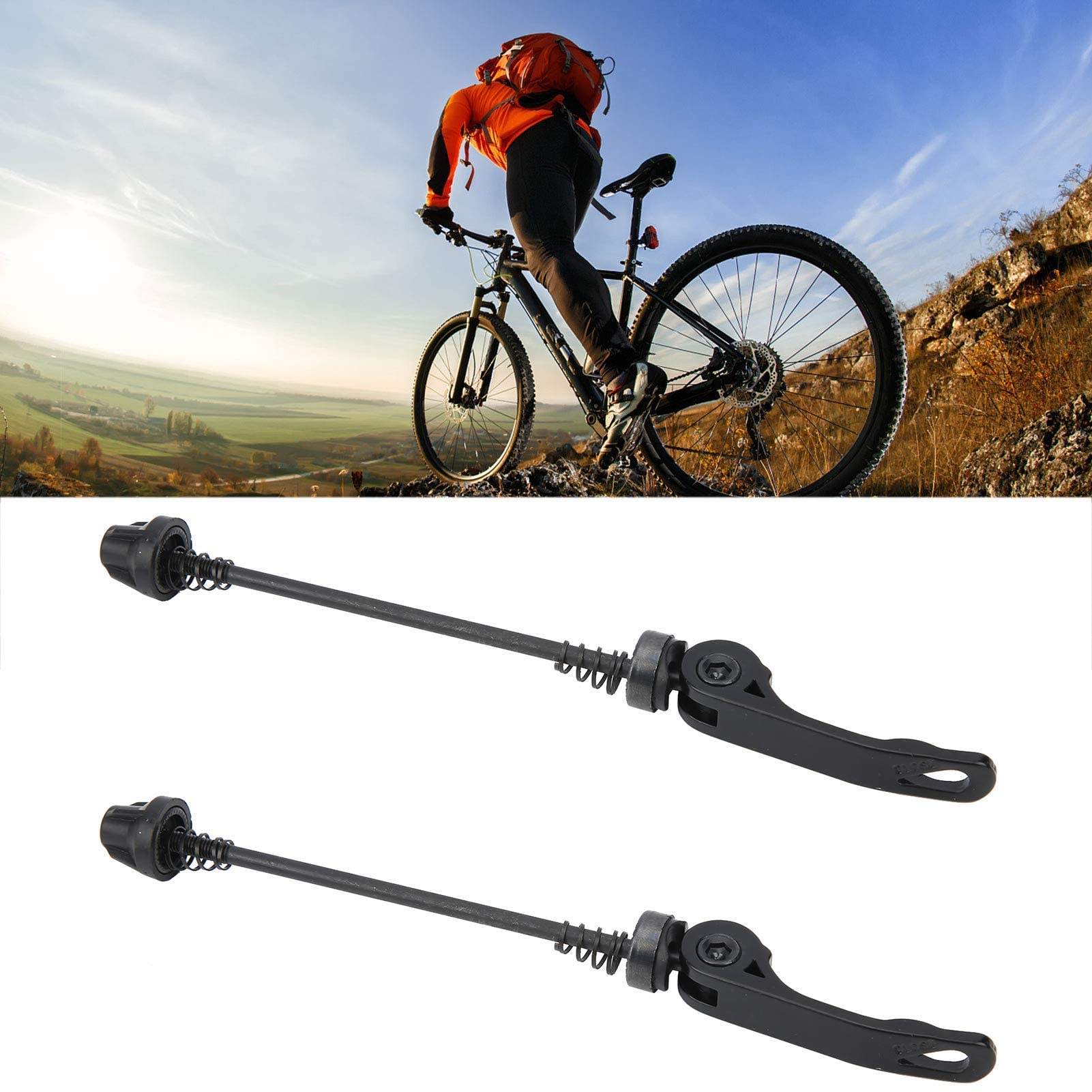 Hapivida Sgancio Rapido Spiedino Bici Anteriore+Posteriore Alluminio