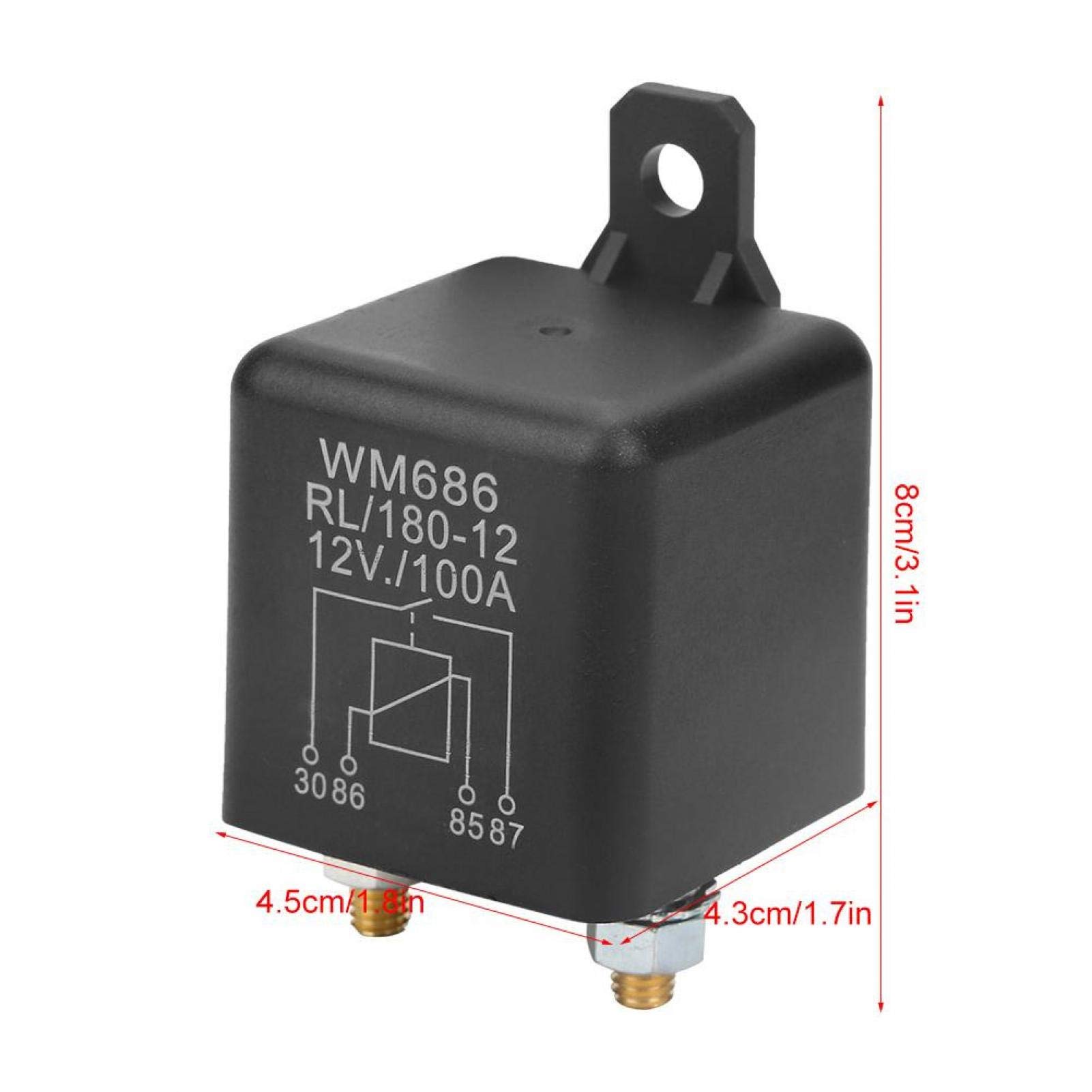 Kuuleyn WM686 rele avviamento auto 12V 100A 4 pin
