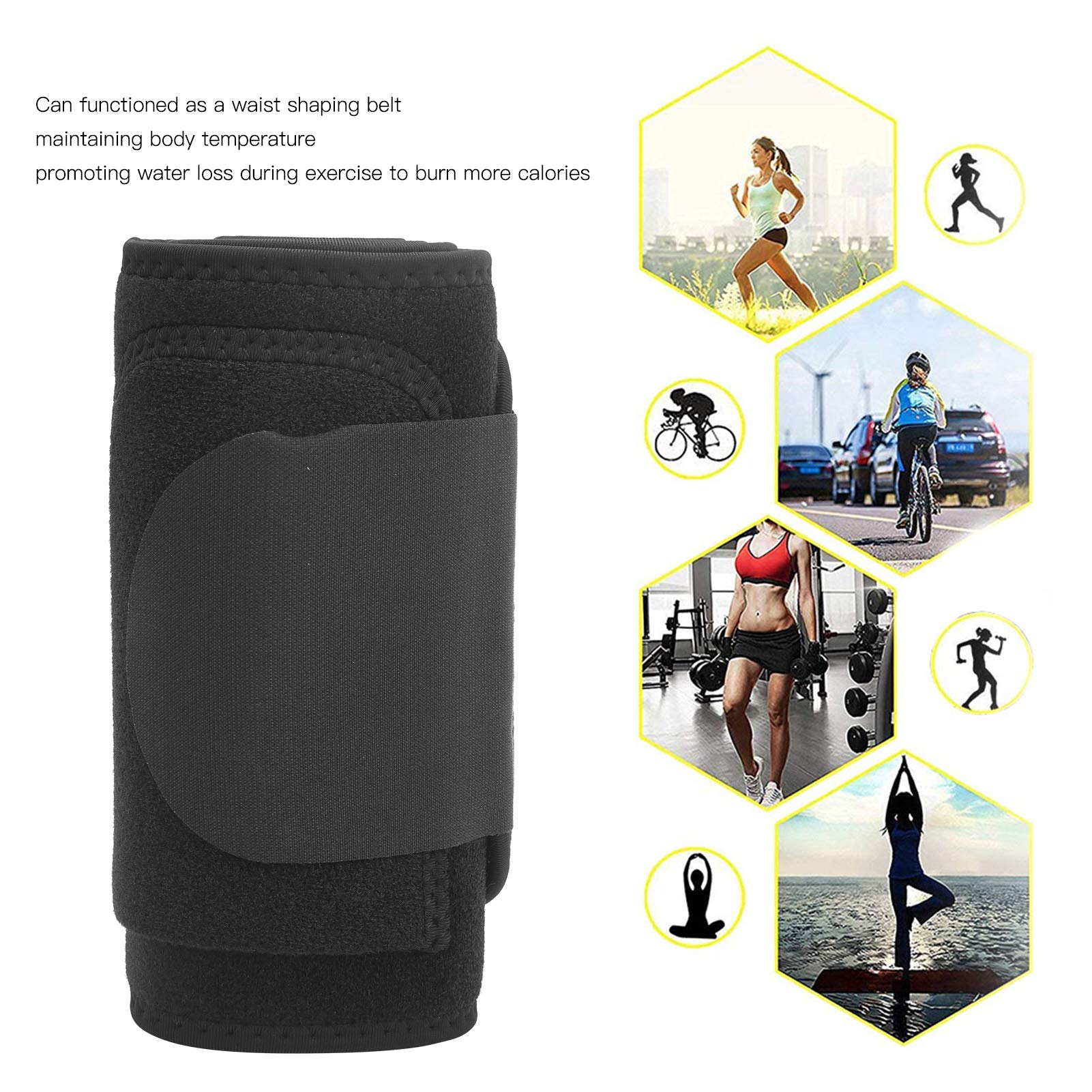 Kuuleyn Cintura Lombare Neoprene Fitness Regolabile