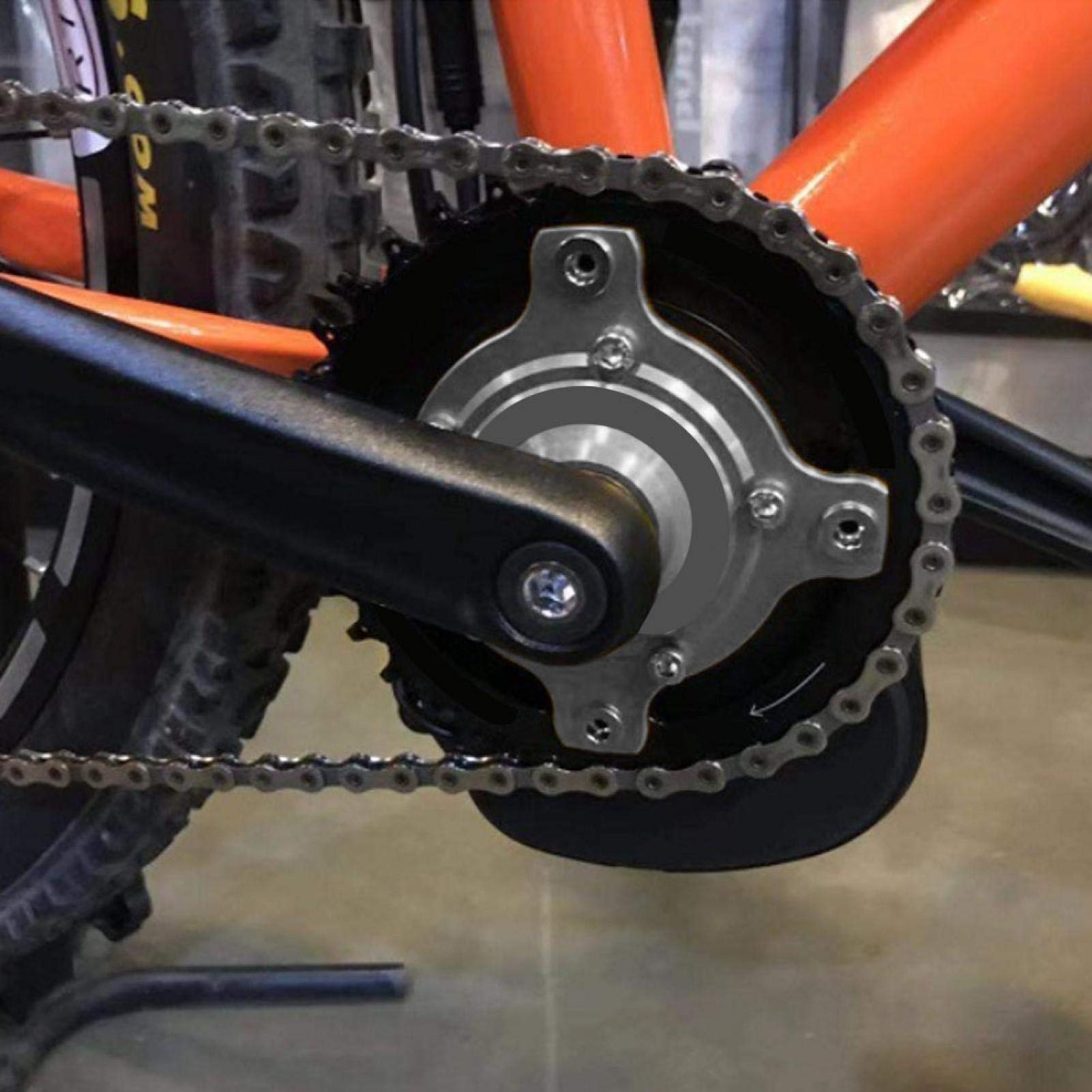 Kuuleyn adattatore corona bici TSDZ2 104 BCD alluminio