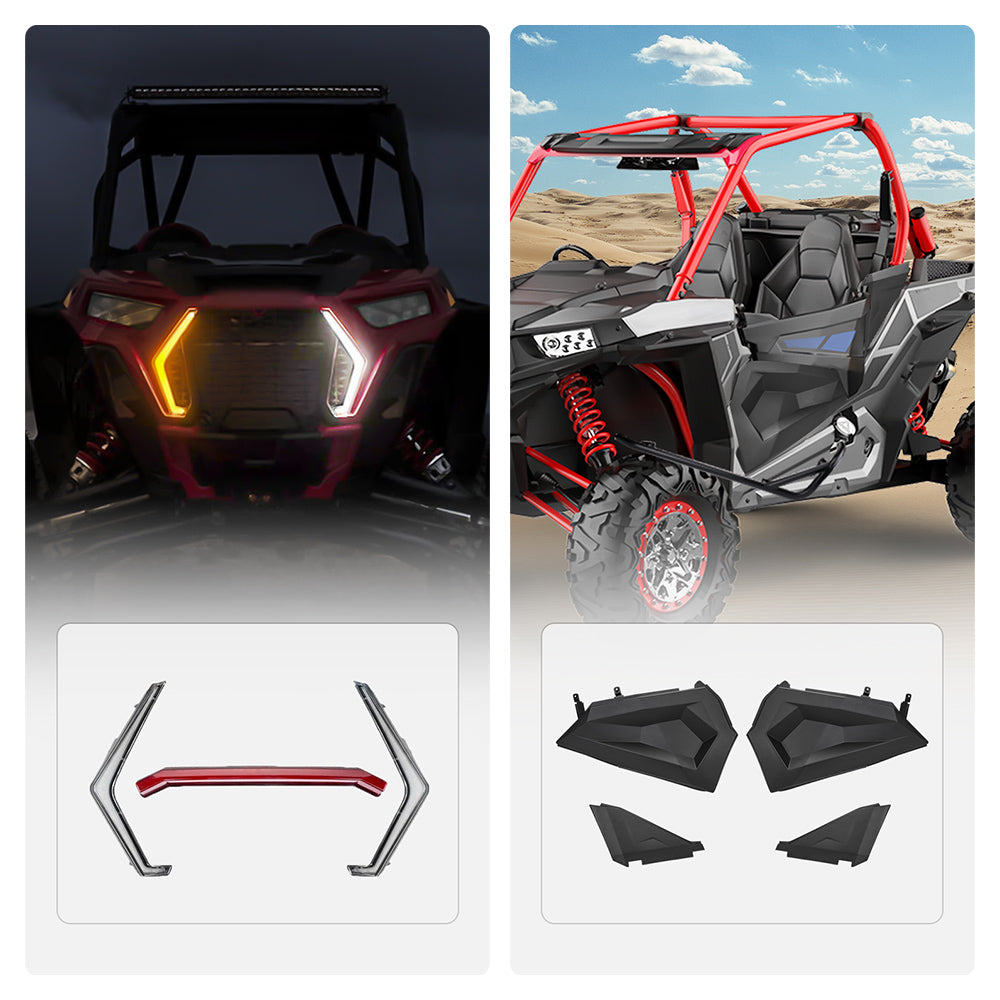 KEMIMOTO RZR Fang Luci LED + Mezze Porte Inferiori
