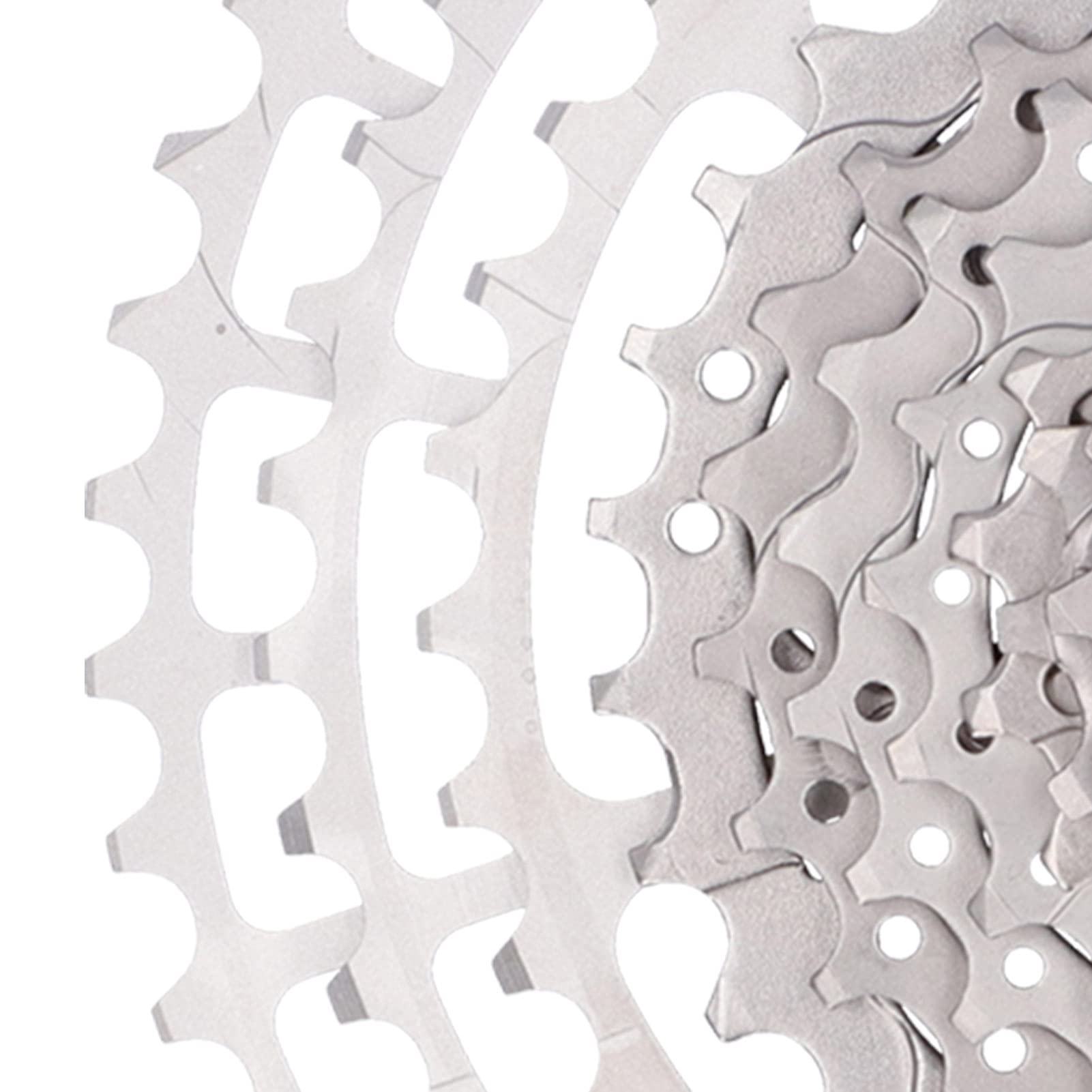 Hapivida Cassetta Bici 11-46T 10/11 Velocità Argento