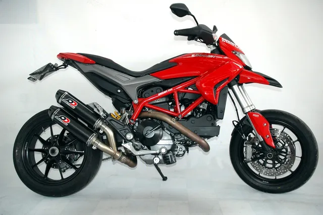QD Exhaust Magnum Ducati Hypermotard 821 scarico doppio titanio Euro3