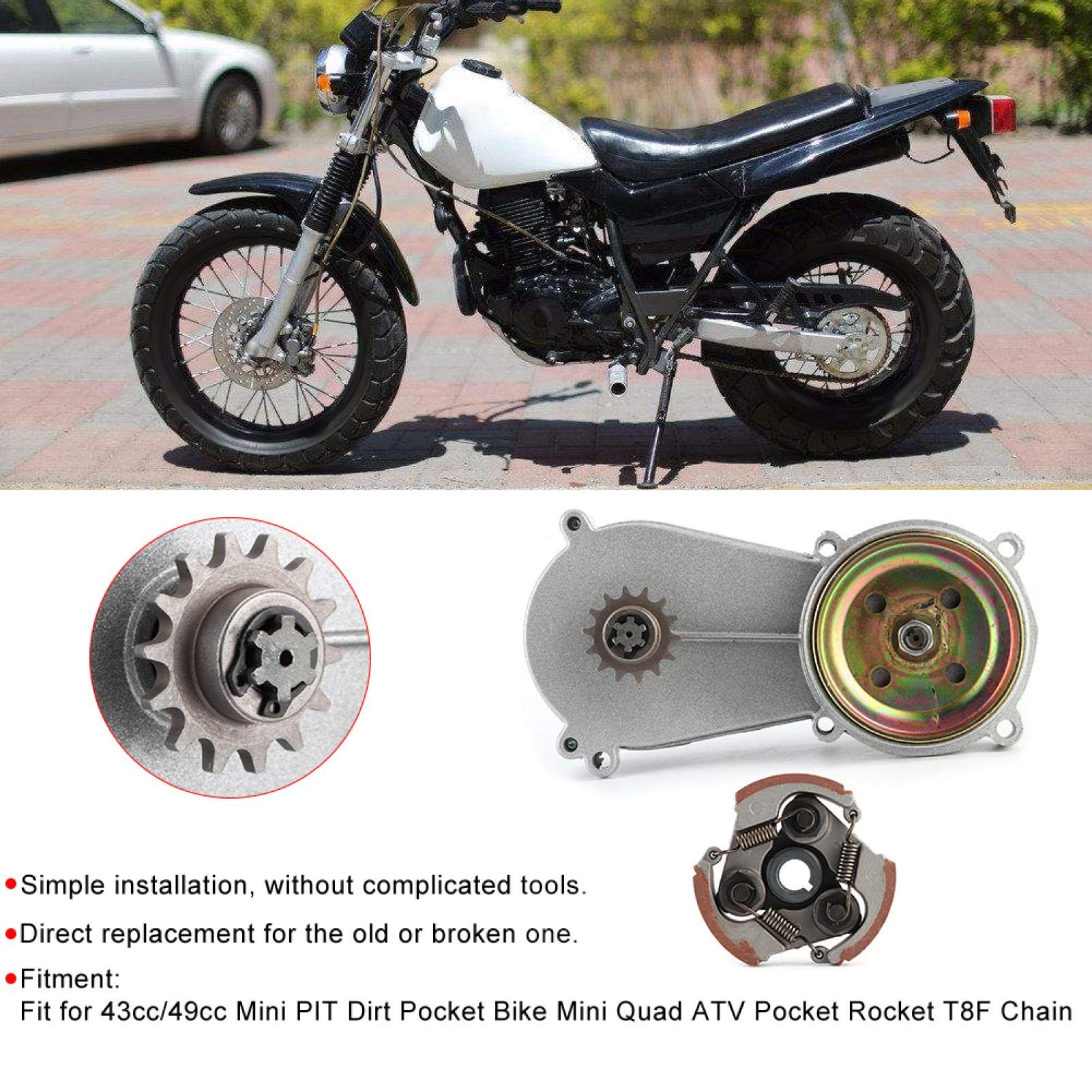 Kuuleyn 14T scatola cambio frizione per mini quad 49cc