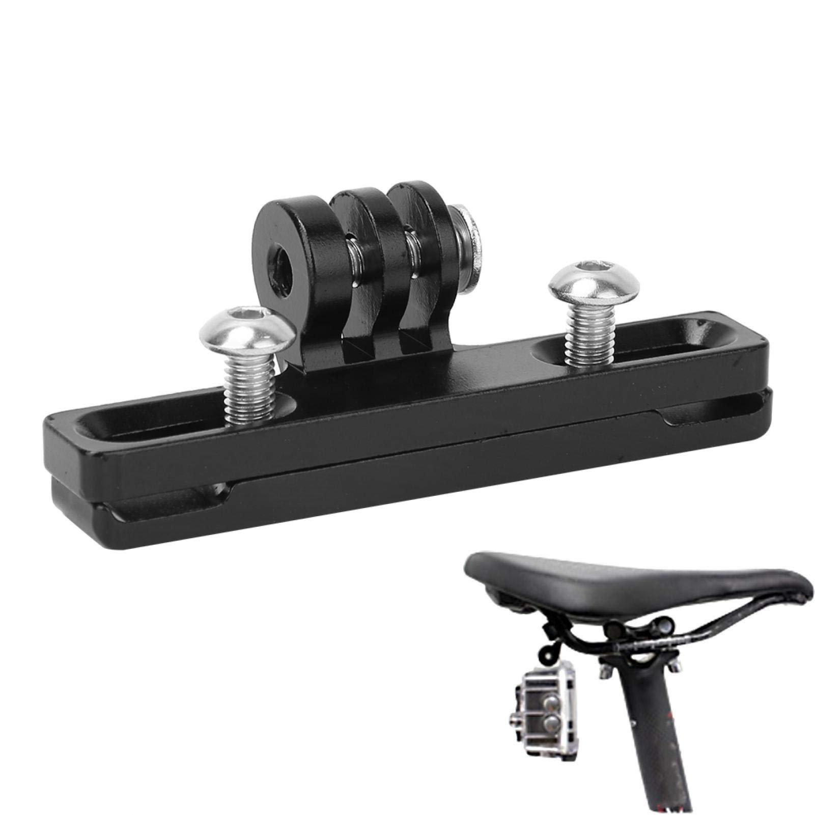 Kuuleyn supporto fotocamera sellino bici alluminio nero