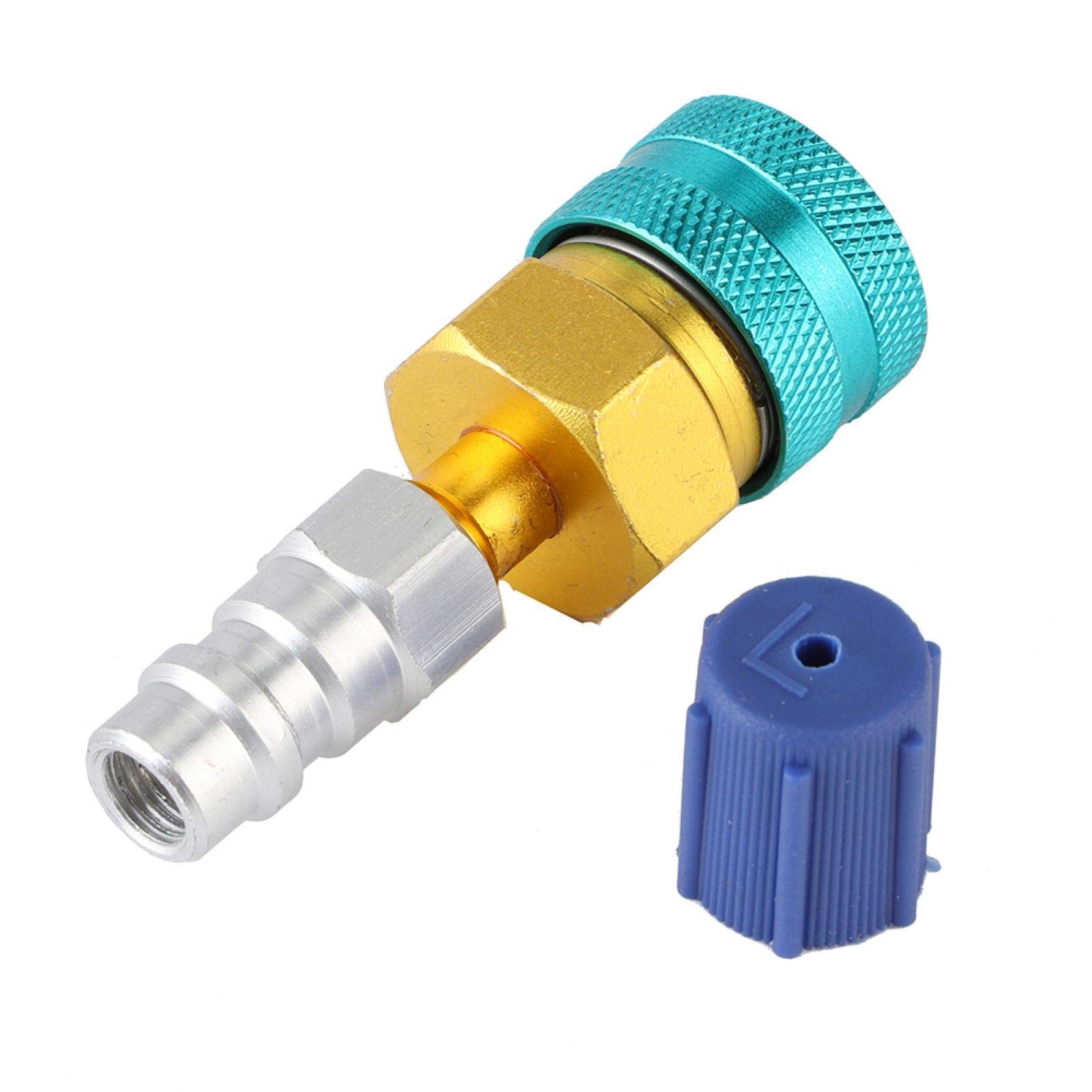 Kuuleyn QC1234L adattatore clima auto lato bassa R1234YF ottone