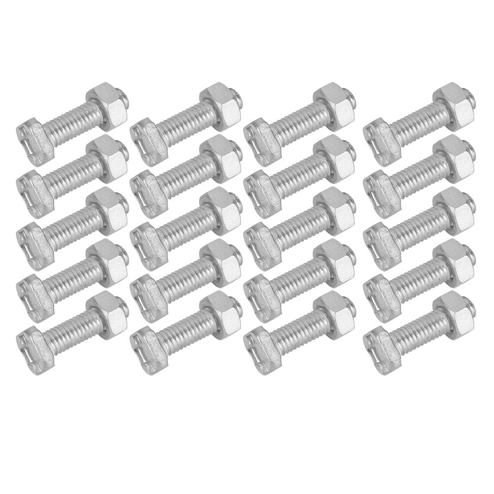 Kuuleyn Bulloni Serra M6 Alluminio Set 20 Pezzi