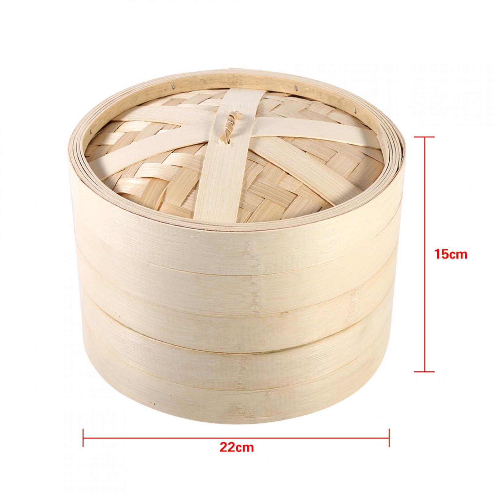 Kuuleyn vaporiera bambù 2 livelli 22 cm dim sum