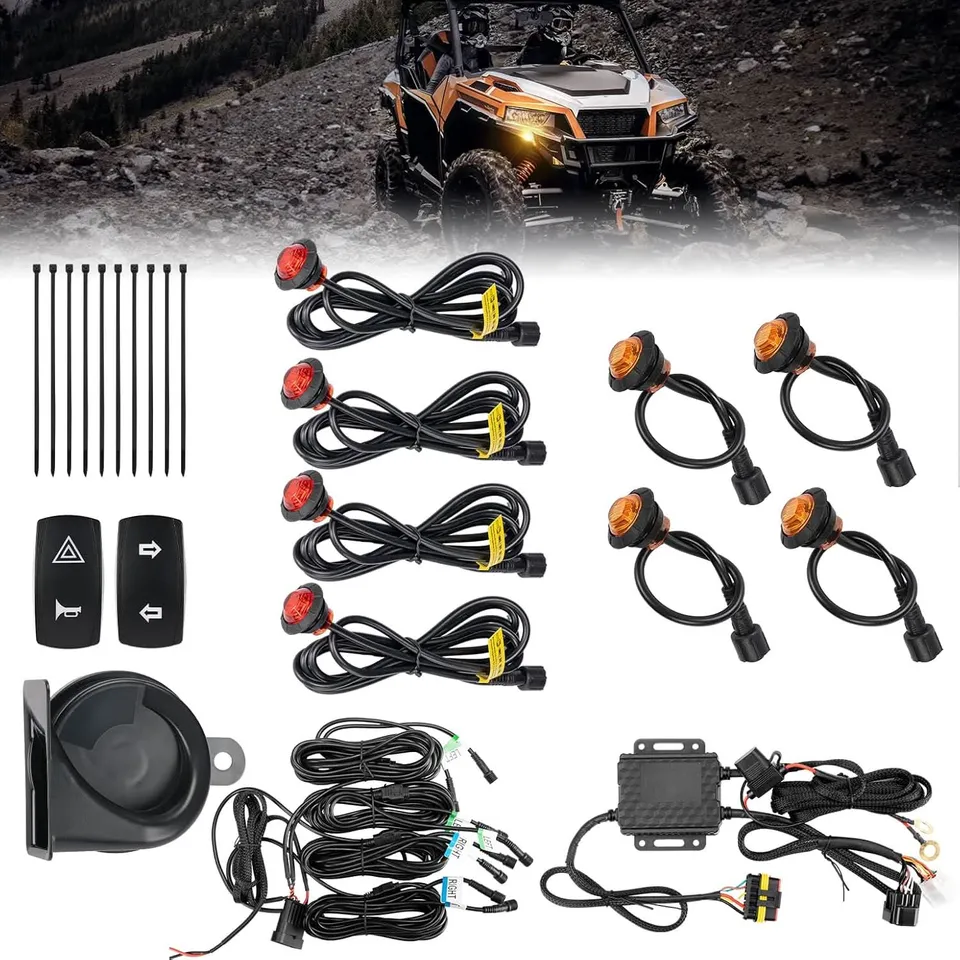 Kemimoto kit frecce UTV clacson 110dB plug-play