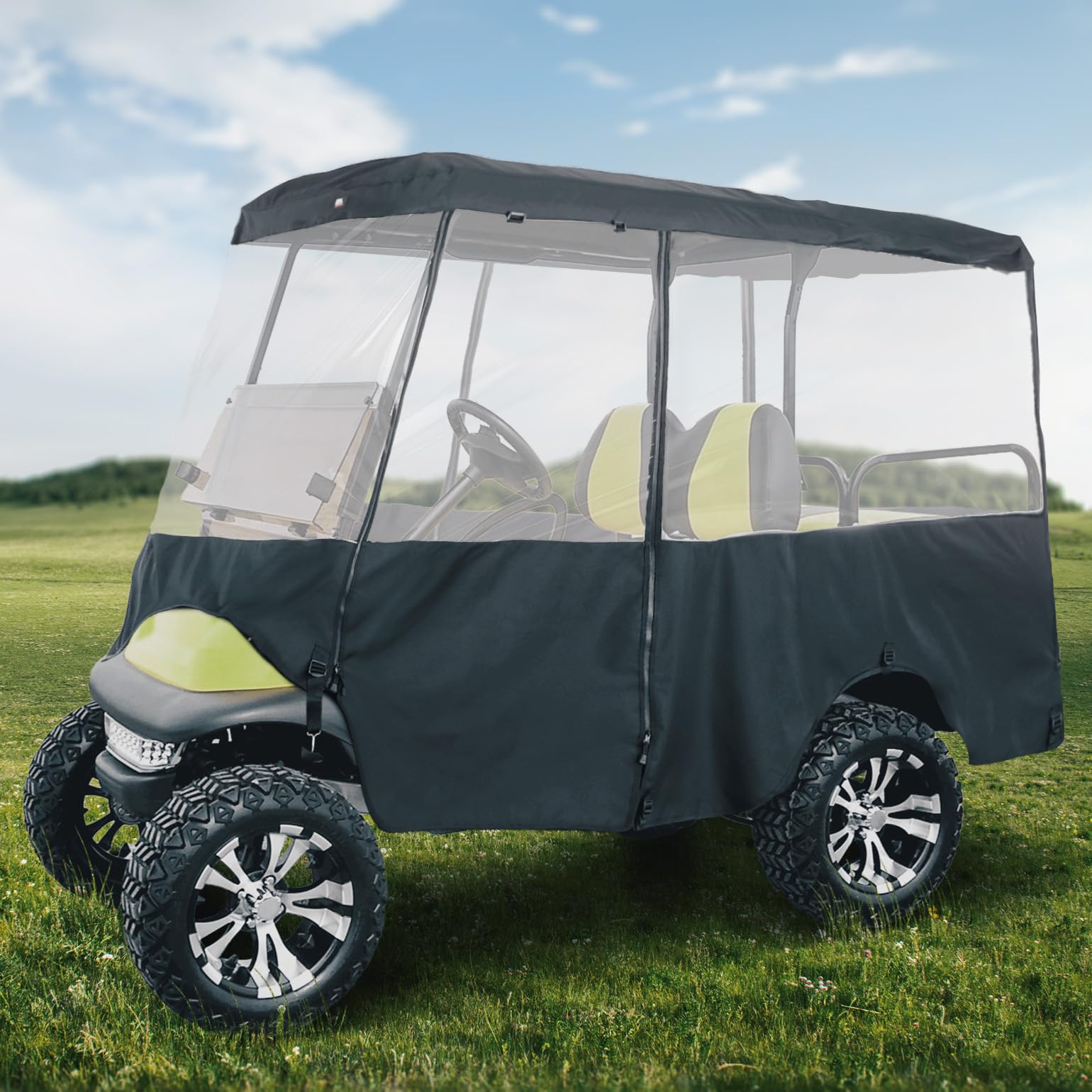 Kemimoto copertura golf cart 4 posti 600D impermeabile