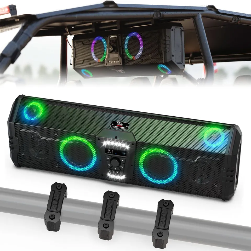 KEMIMOTO Midnight 90 soundbar tetto UTV Bluetooth RGB IP66