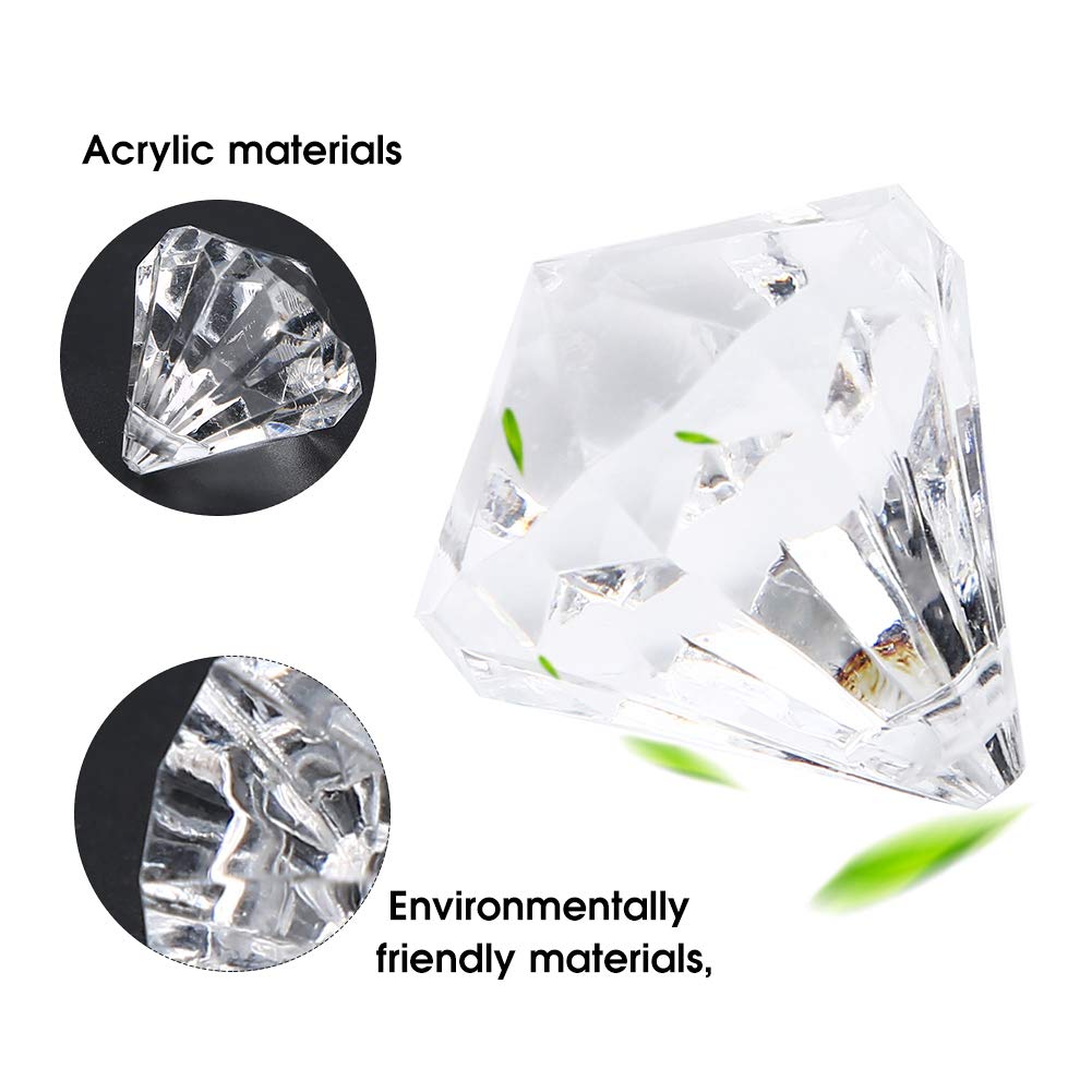 AOWINHIT Ciondoli Diamante Acrilico 2,5 cm 20 Pezzi fai da te