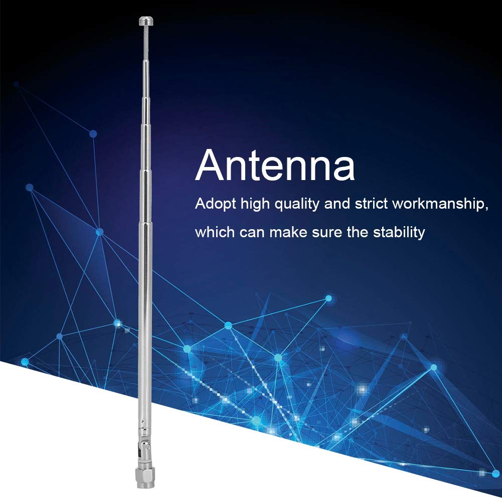 Kuuleyn antenna telescopica SMA maschio 40MHz-6G 6 sezioni