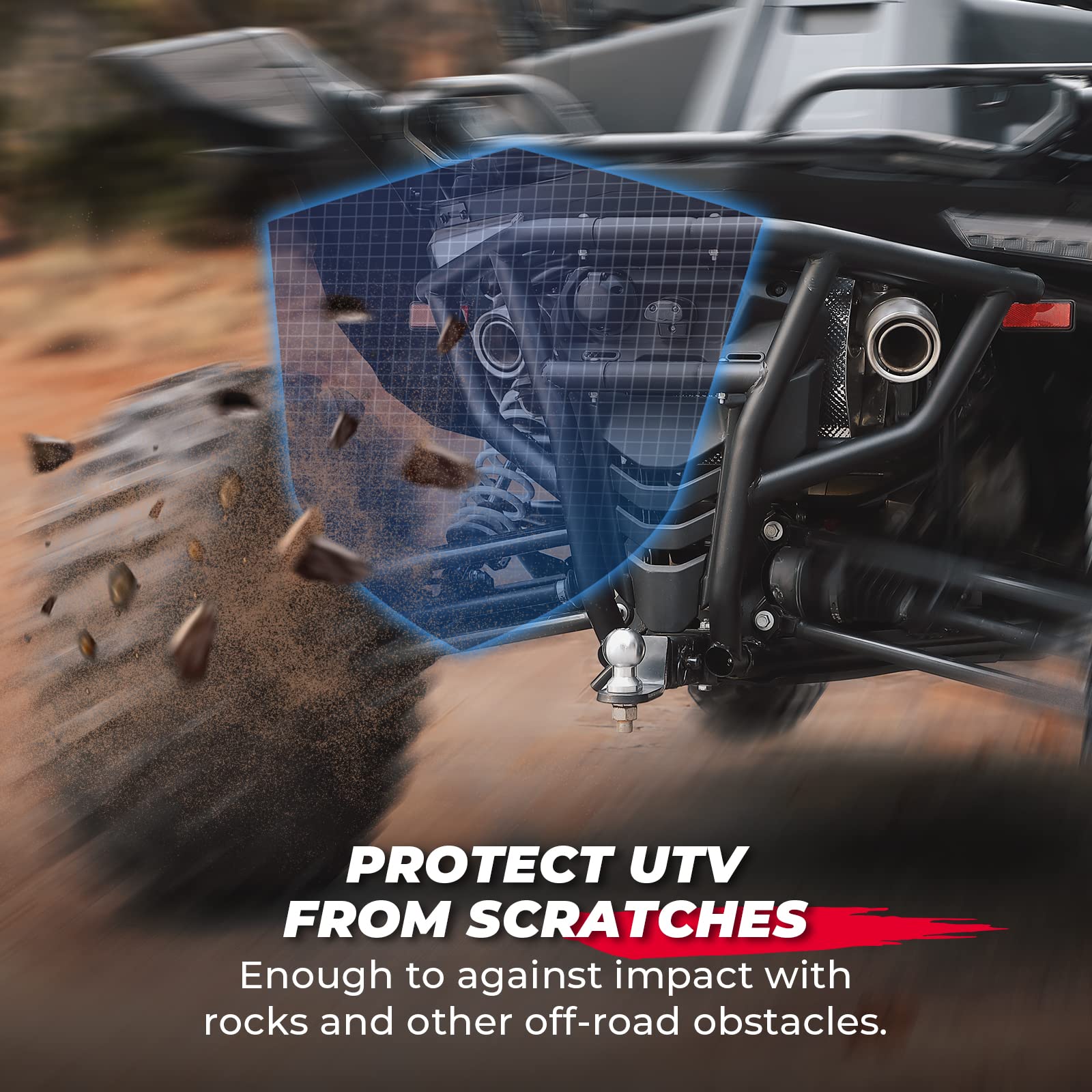 KEMIMOTO ZForce 950 paraurti posteriore acciaio