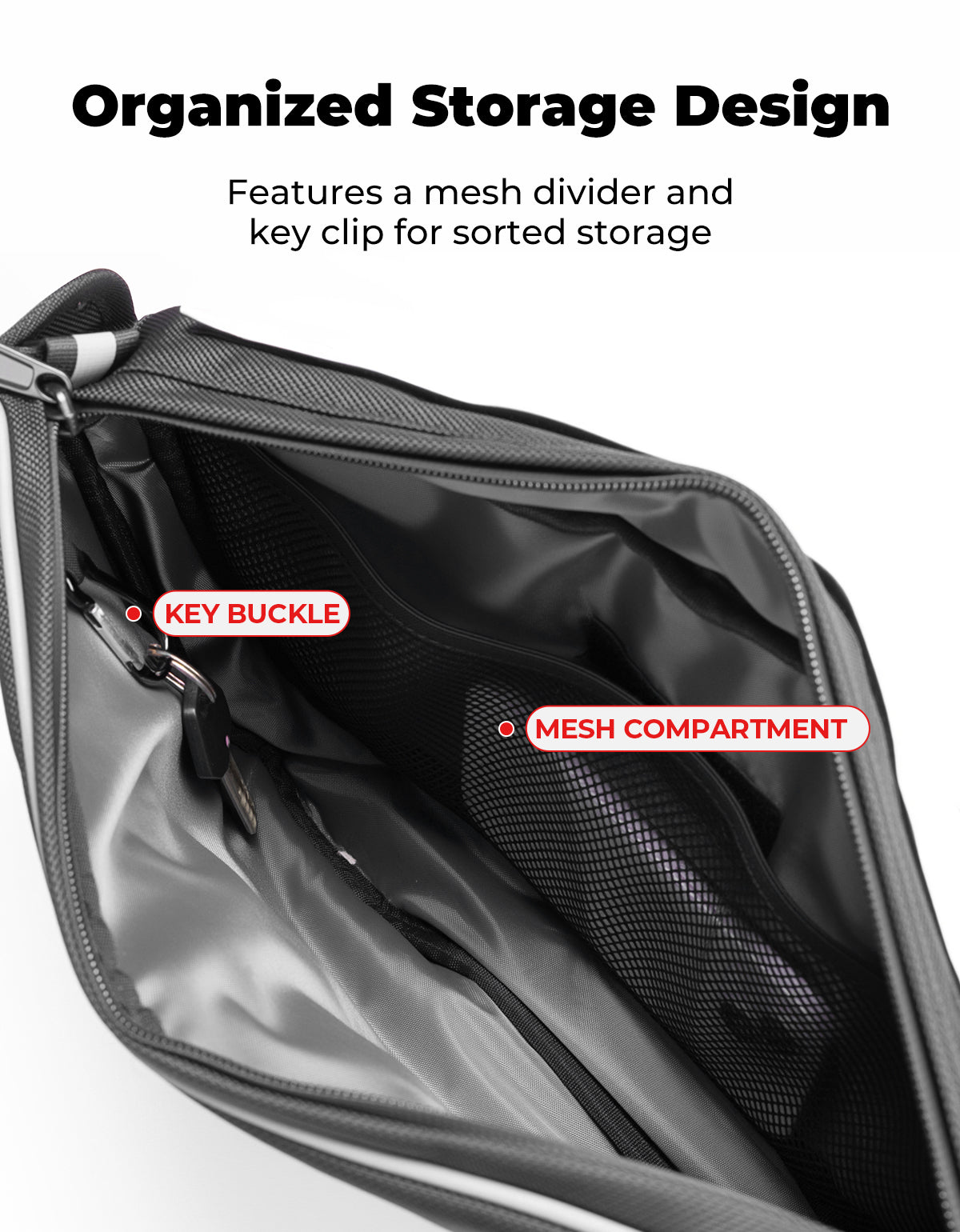 KEMIMOTO Borsa Porta 3.5L Yamaha Wolverine RMAX Antigraffio