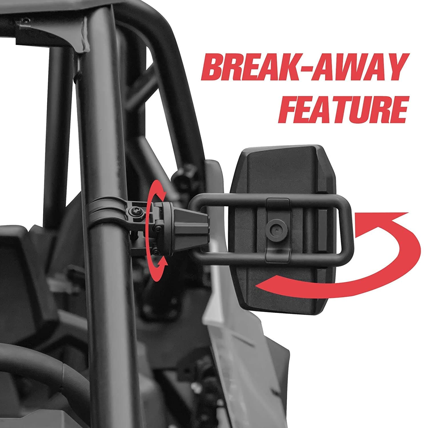 Kemimoto UTV Specchietti Laterali Universali Roll-Bar 44-51mm