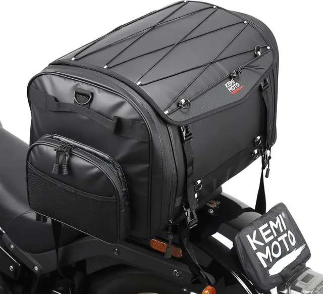 KEMIMOTO 2604 borsa moto posteriore 60-80L espandibile