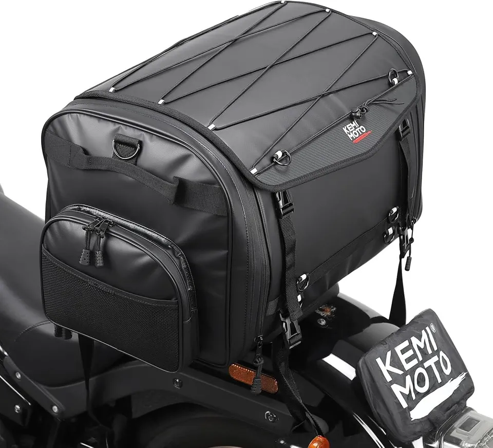 KEMIMOTO 2604 borsa moto posteriore 60-80L espandibile