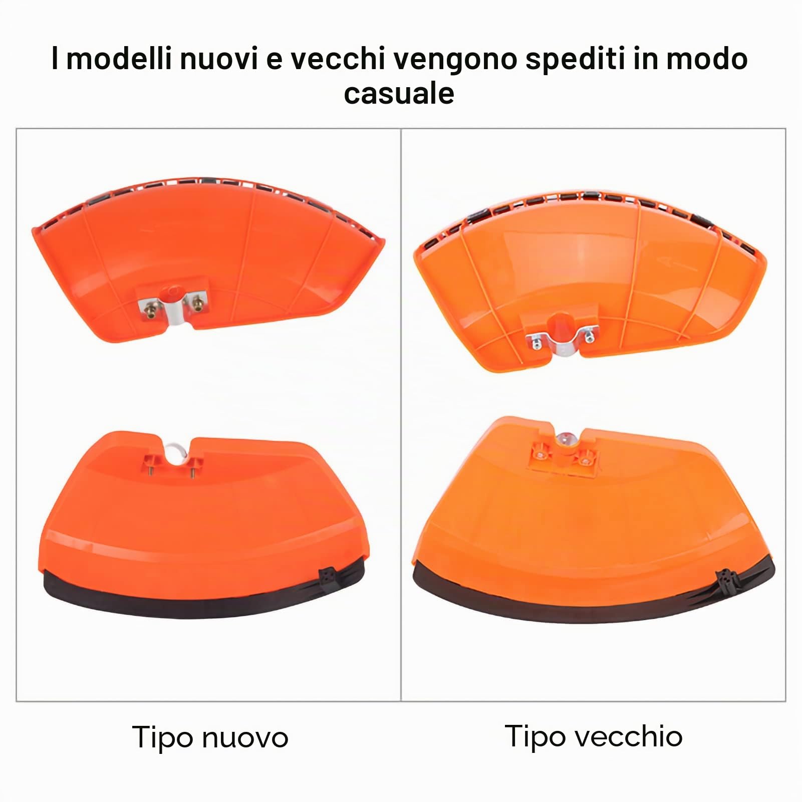 Kuuleyn protezione decespugliatore rossa 26 mm plastica 37x20 cm