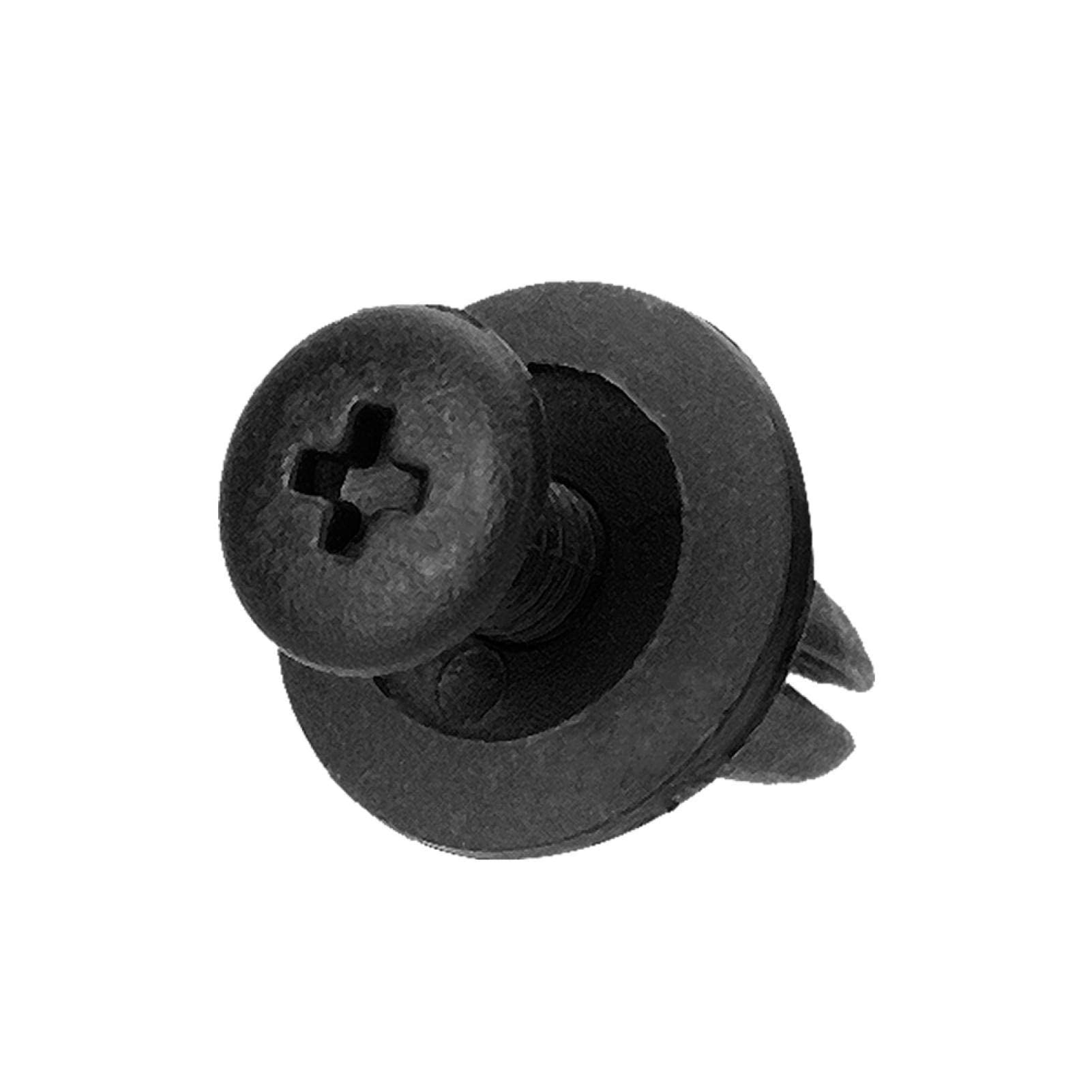 Kuuleyn Rivetti Plastica Auto 6mm 50 Pezzi Neri Universali