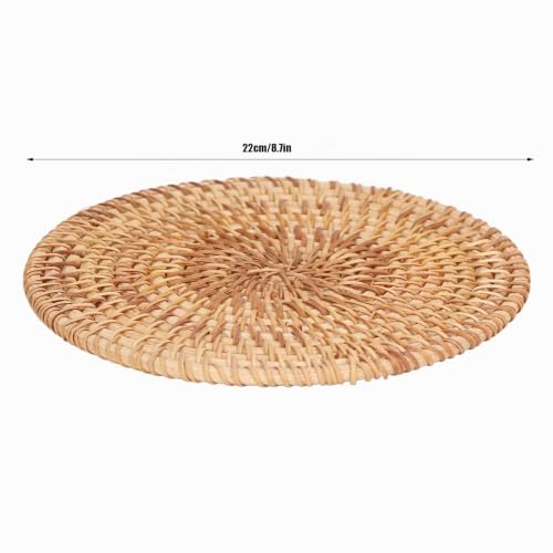 Kuuleyn sottopentola rattan 22 cm tovaglietta rotonda naturale