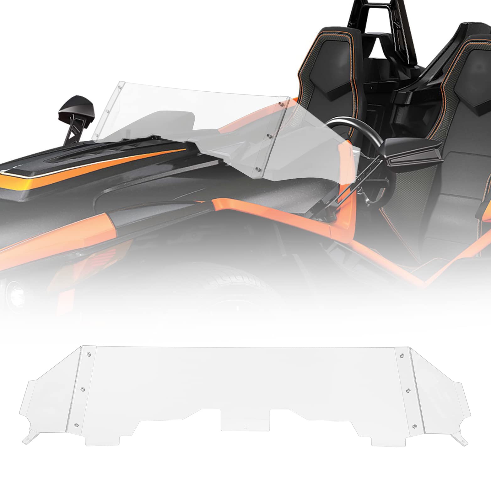 KEMIMOTO Deflettore Parabrezza Polaris Slingshot S SLR PC 190 mm